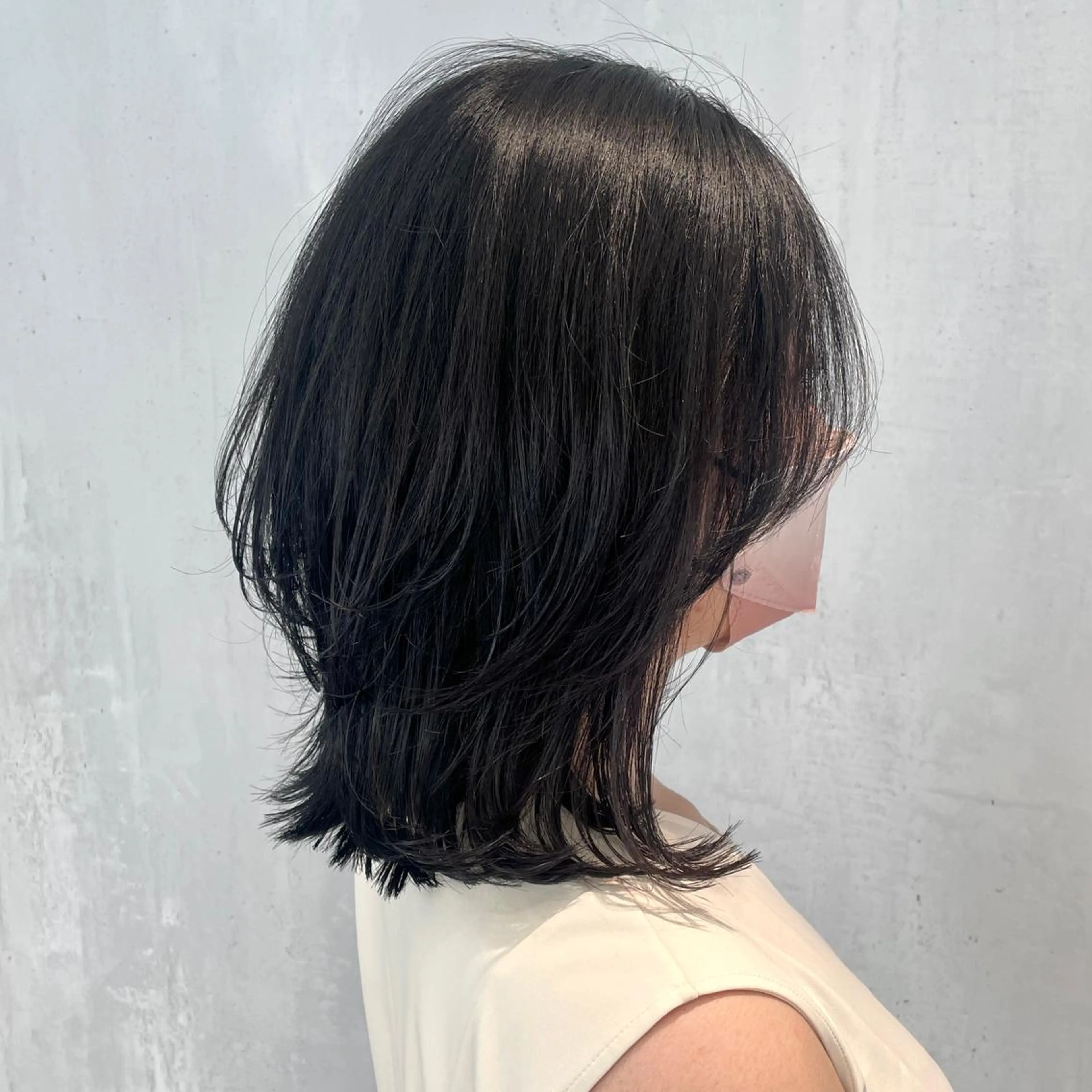 ミディアム カラー ハイライトカラー 卒業式のヘアスタイル ハイライト カット ヘアカラー DX SHARE SALON所属・matka白髪ぼかし 大人ヘア/KEIKOのヘアスタイル