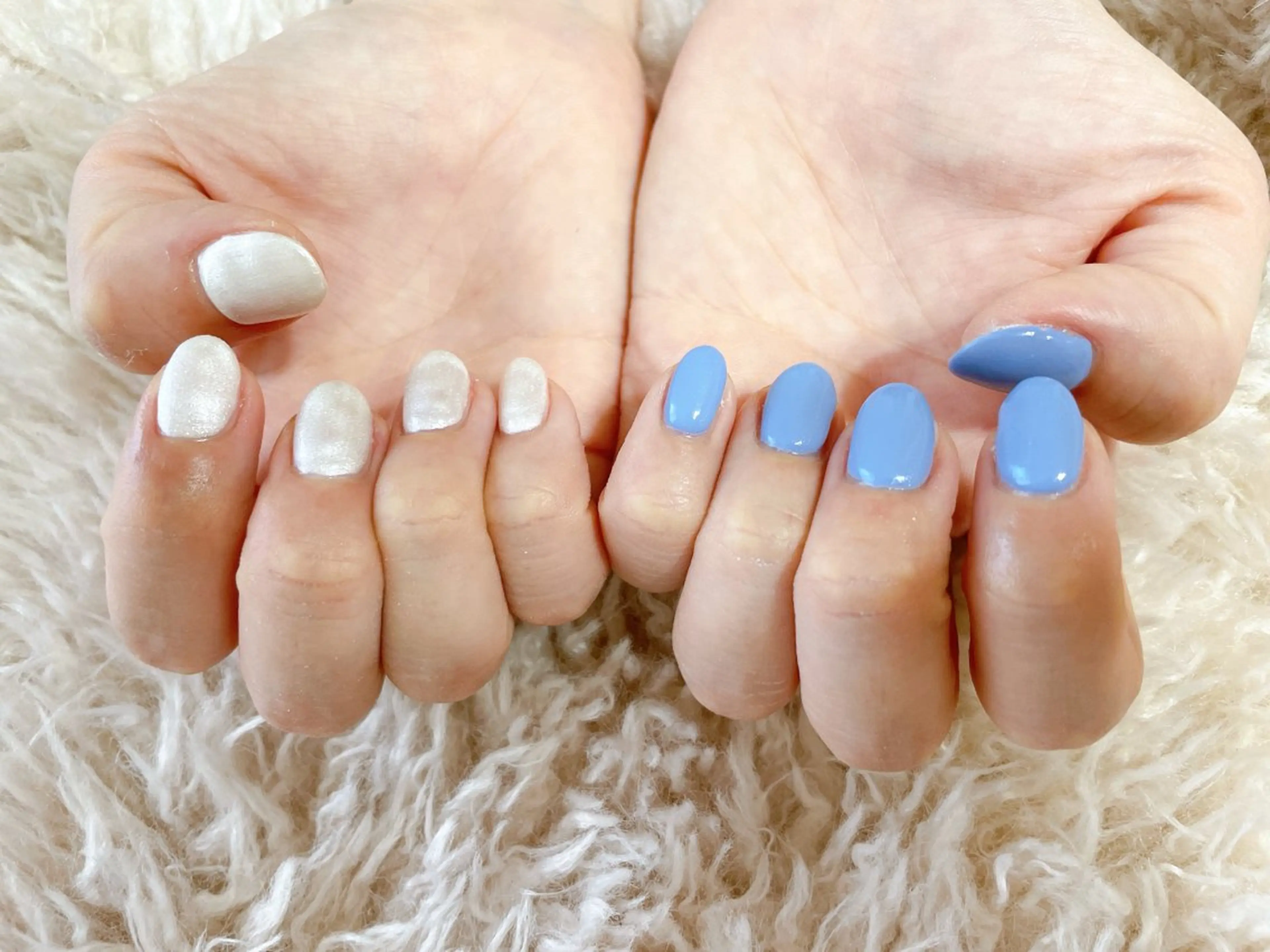 ネイル ジェルネイル 韓国ネイル ワンカラーネイル パラジェル kikinail 溝の口のネイルデザイン