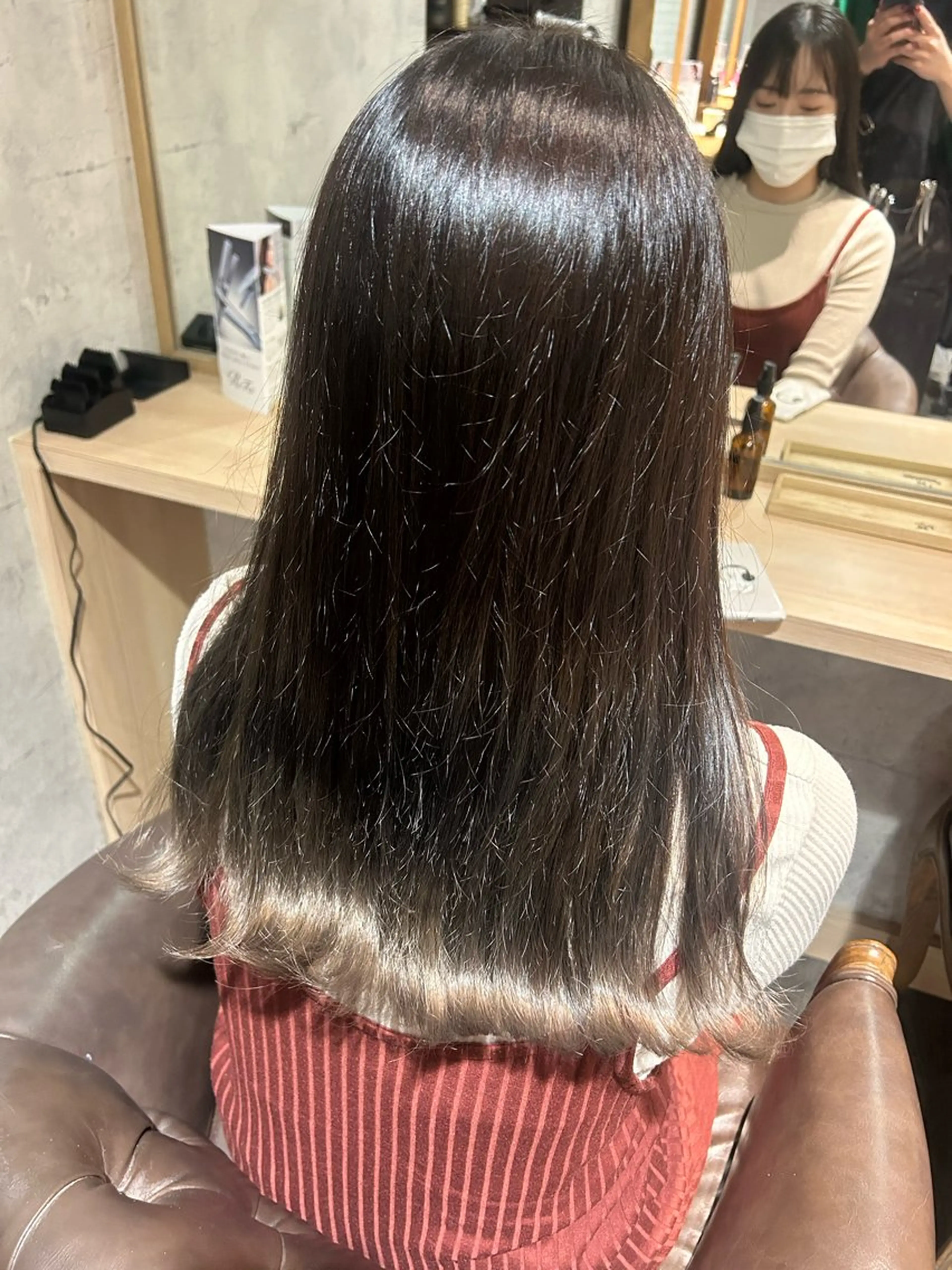 セミロング カラー グラデーションカラー ヘアカラー パーソナルカラー 診断🍀マリンのヘアスタイル