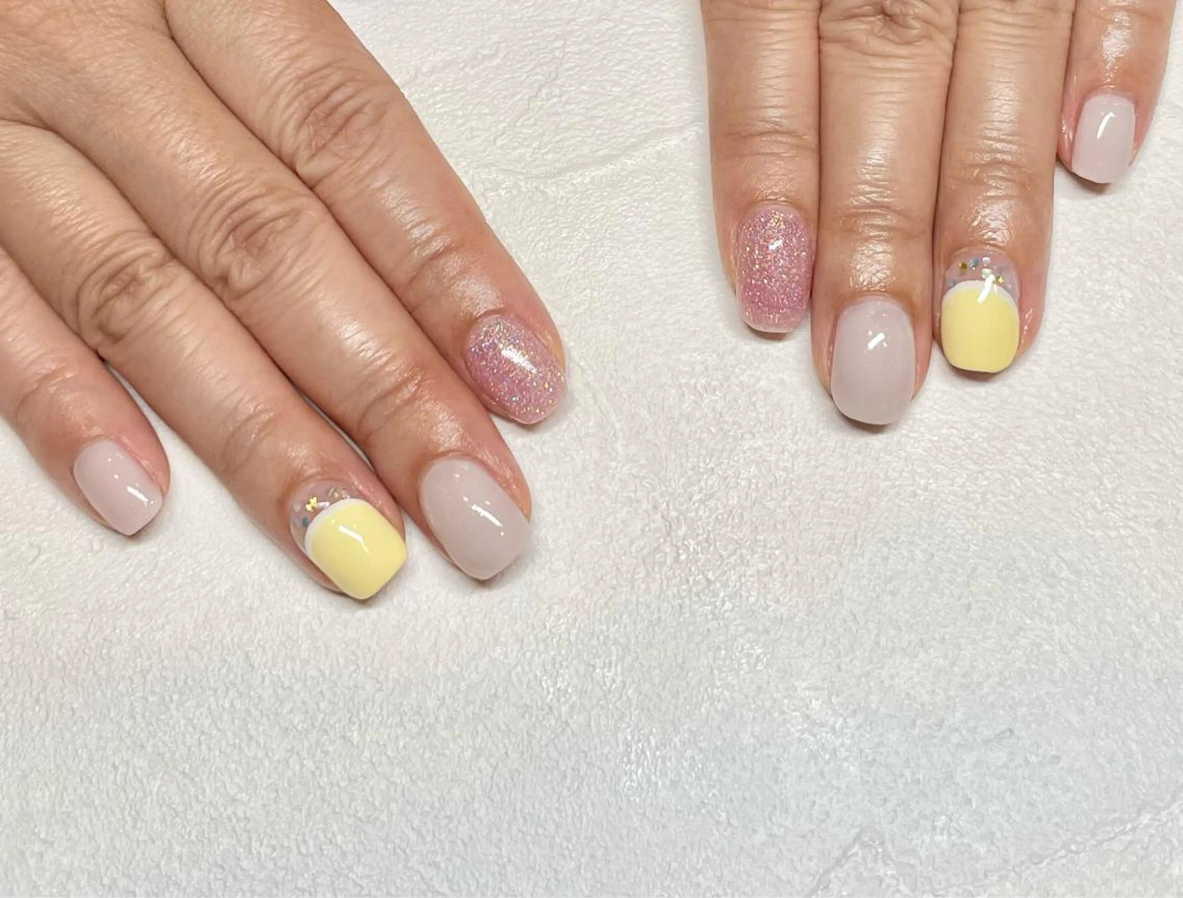 ネイル シンプルネイル ささき れいなのネイルデザイン