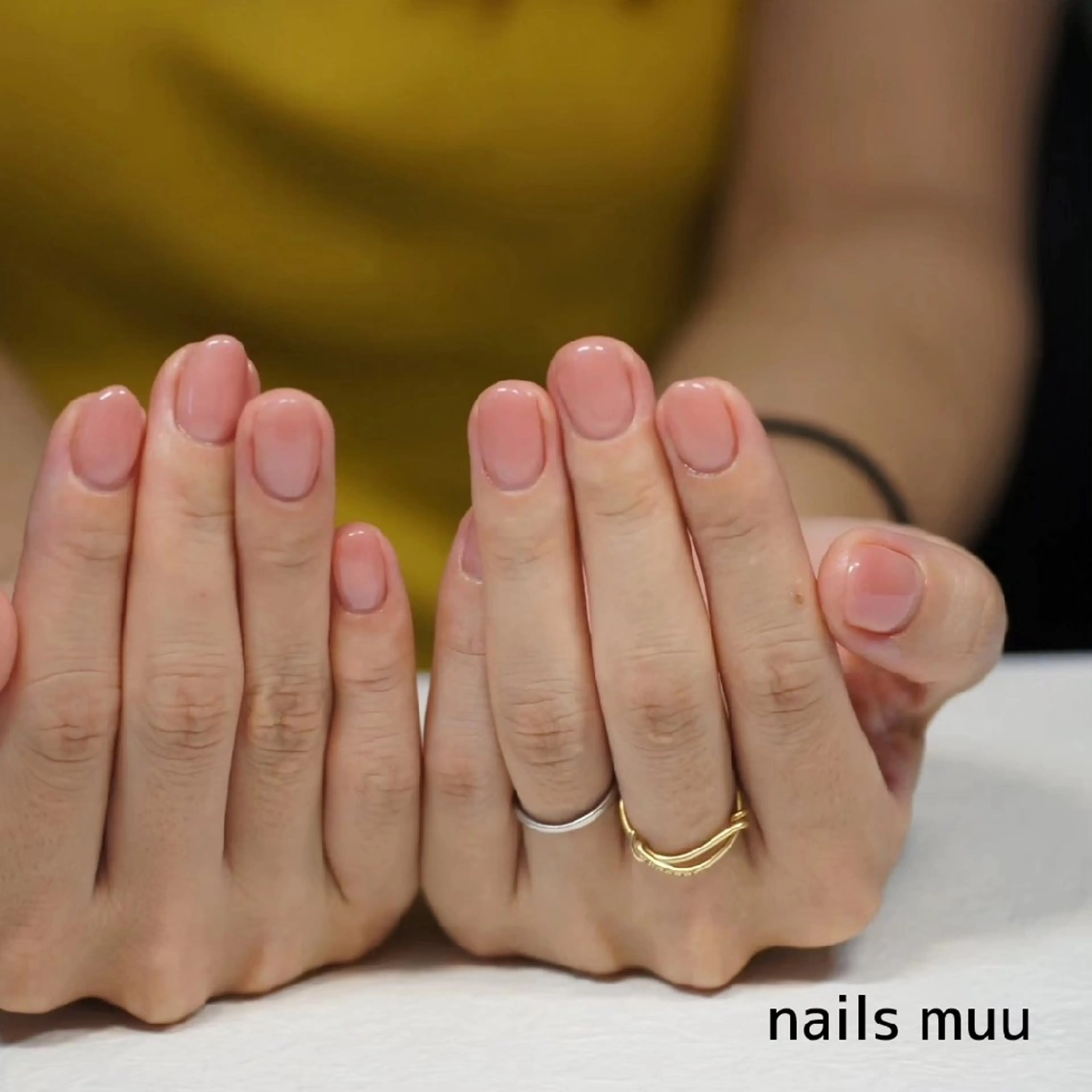 ネイル オフィスネイル ワンカラーネイル nails muu まゆのネイルデザイン