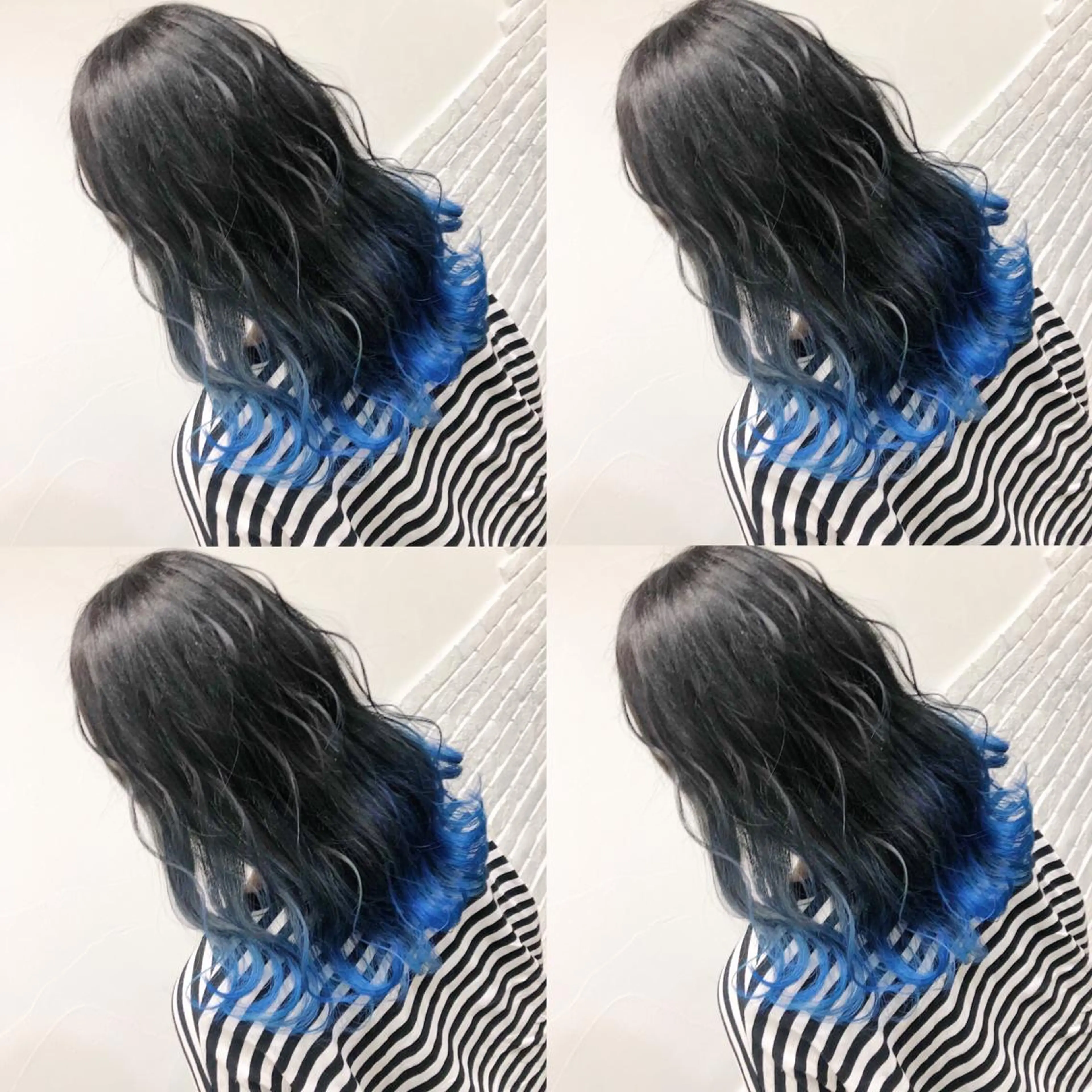 ロング カラー ヘアアレンジ メンズ キッズ ヘアカラー トリートメント 💟Chloe原宿店 🩶ハイトーンのヘアスタイル