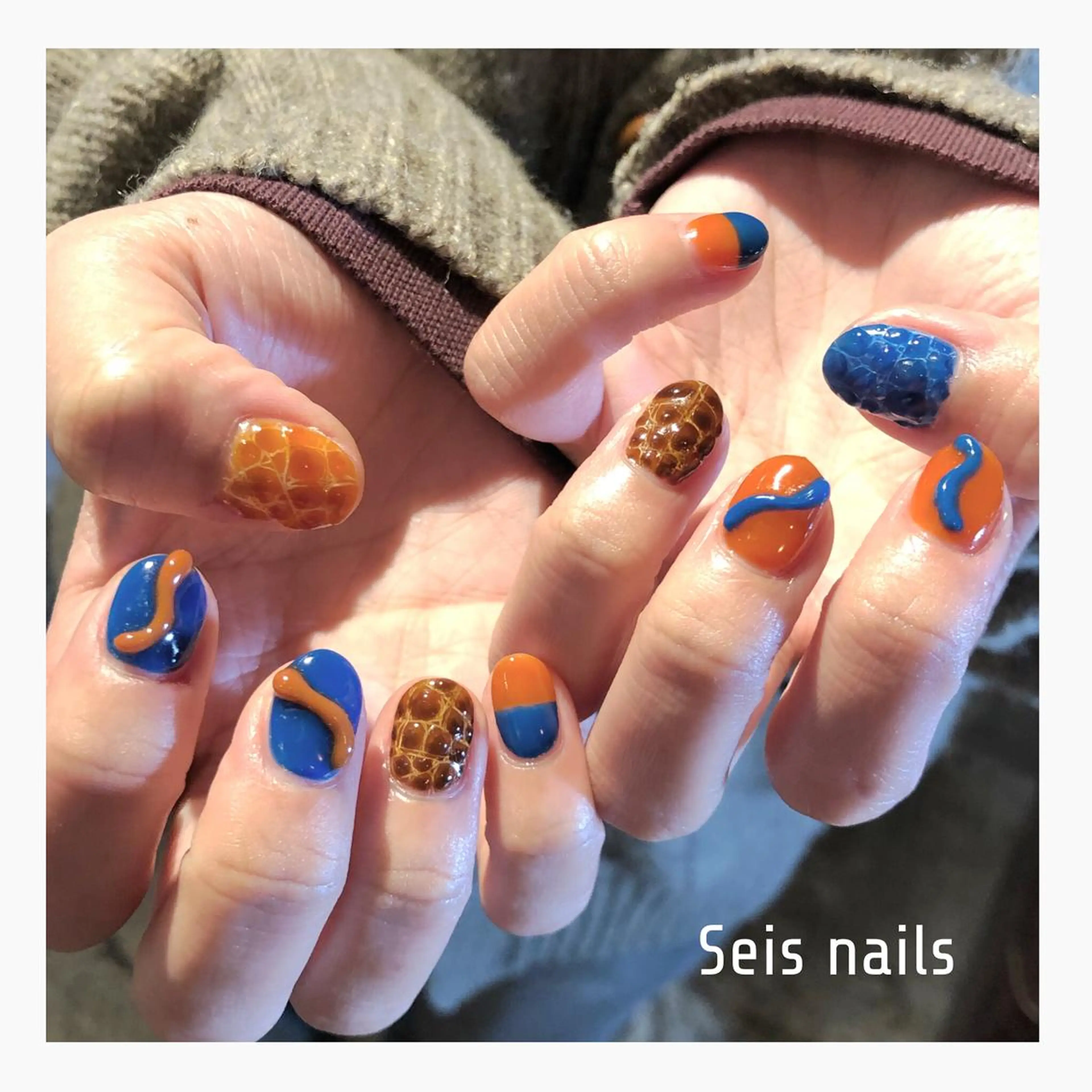 ネイル 成人式 フットネイル メンズネイル ハンドネイル Seis Shihoのネイルデザイン