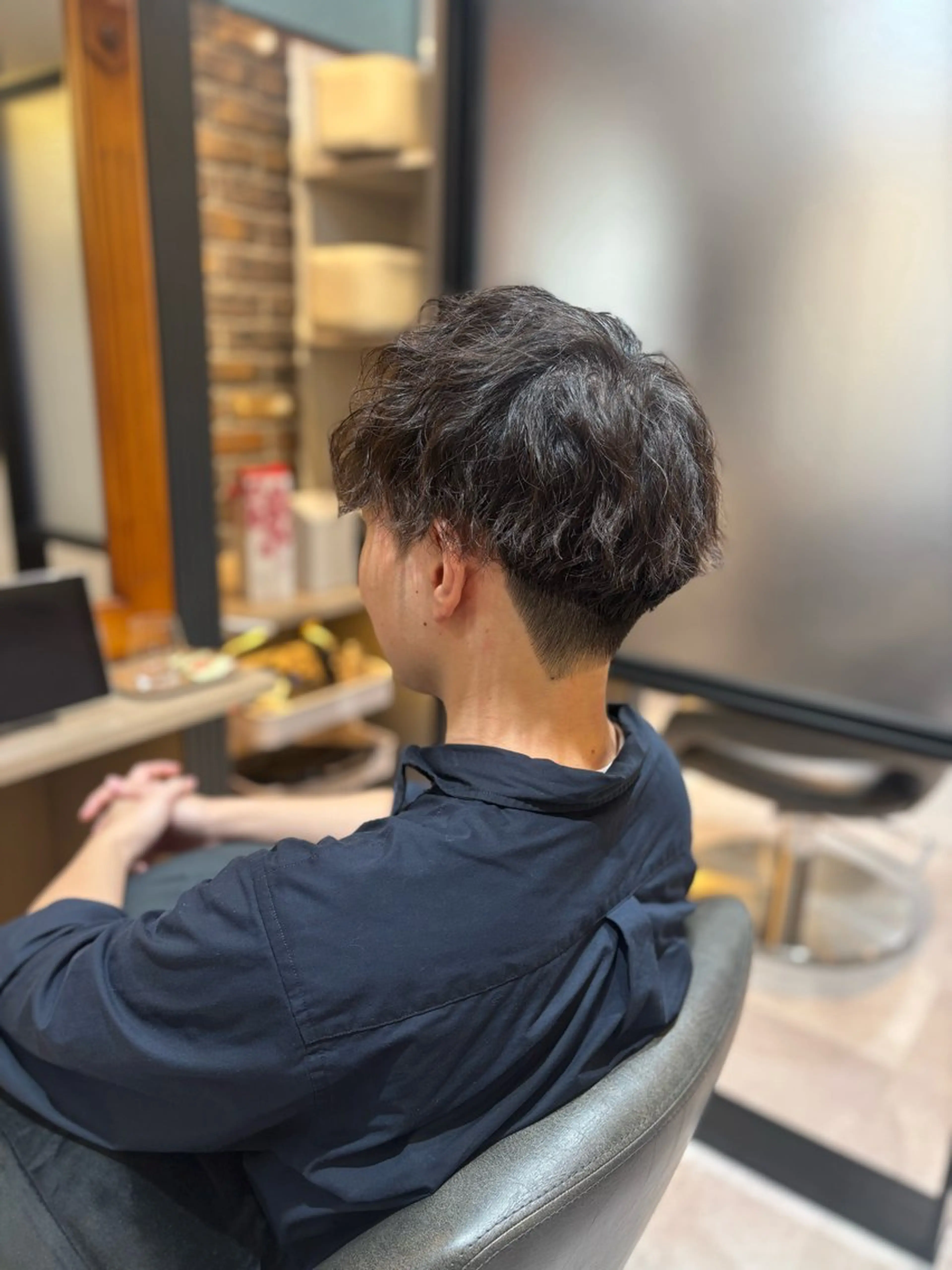 パーマ メンズ ️🫧押上️🫧はな 🫧まとまるショートのヘアスタイル