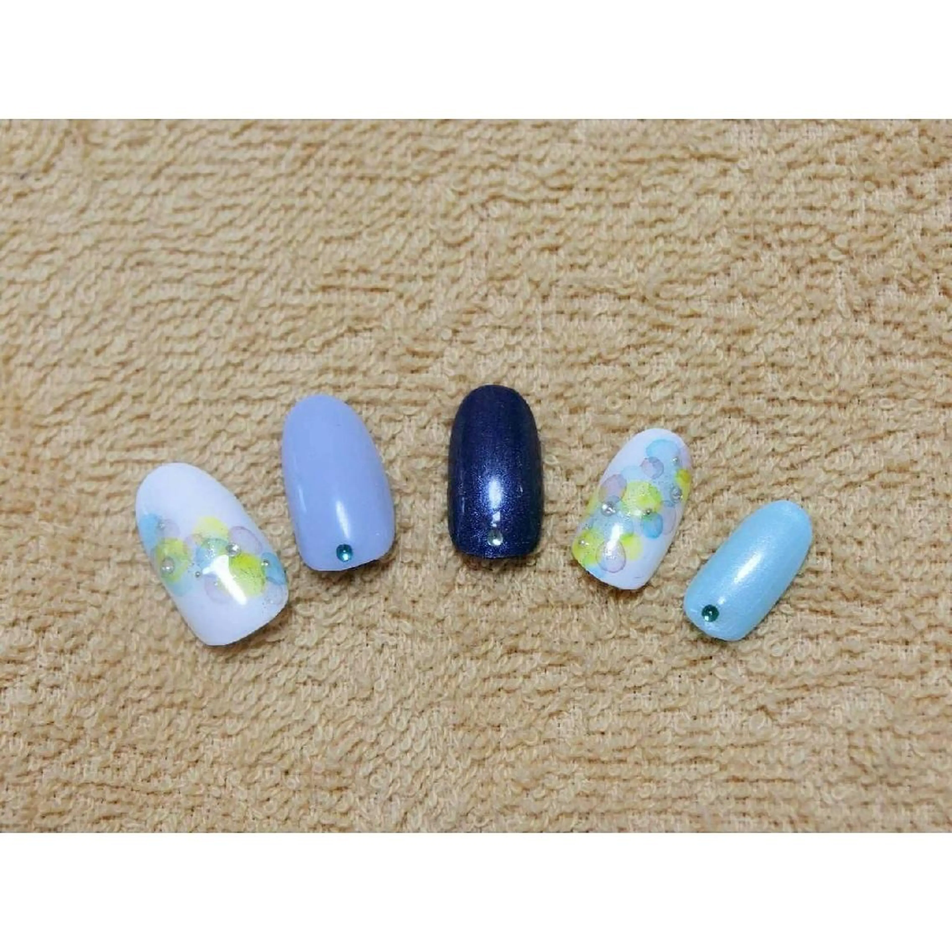 ネイル 痛ネイル/ワンホン/ フィルイン/長さだしのネイルデザイン