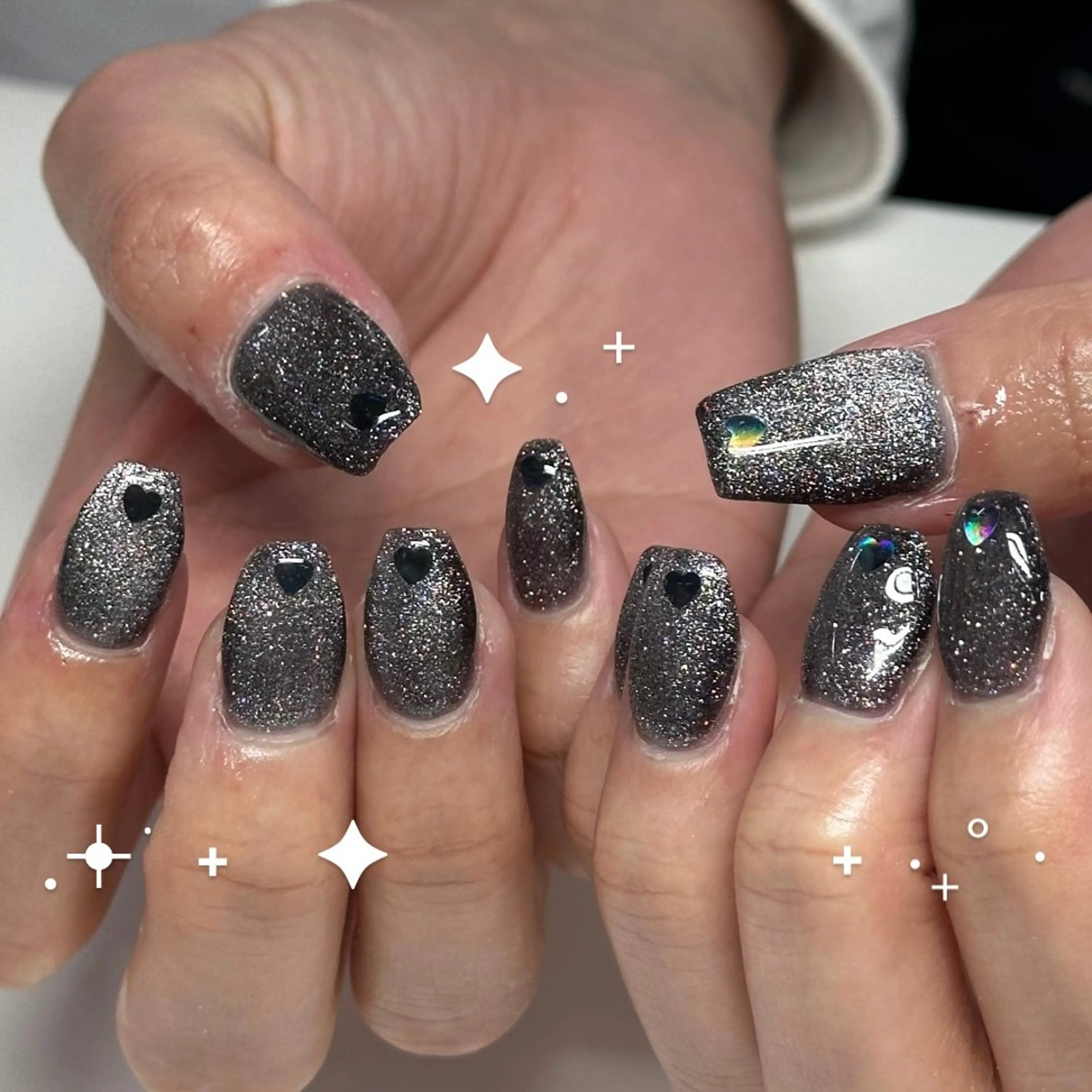 ネイル マグネットネイル ハンドネイル WOLTOKYO渋谷 yunaのネイルデザイン