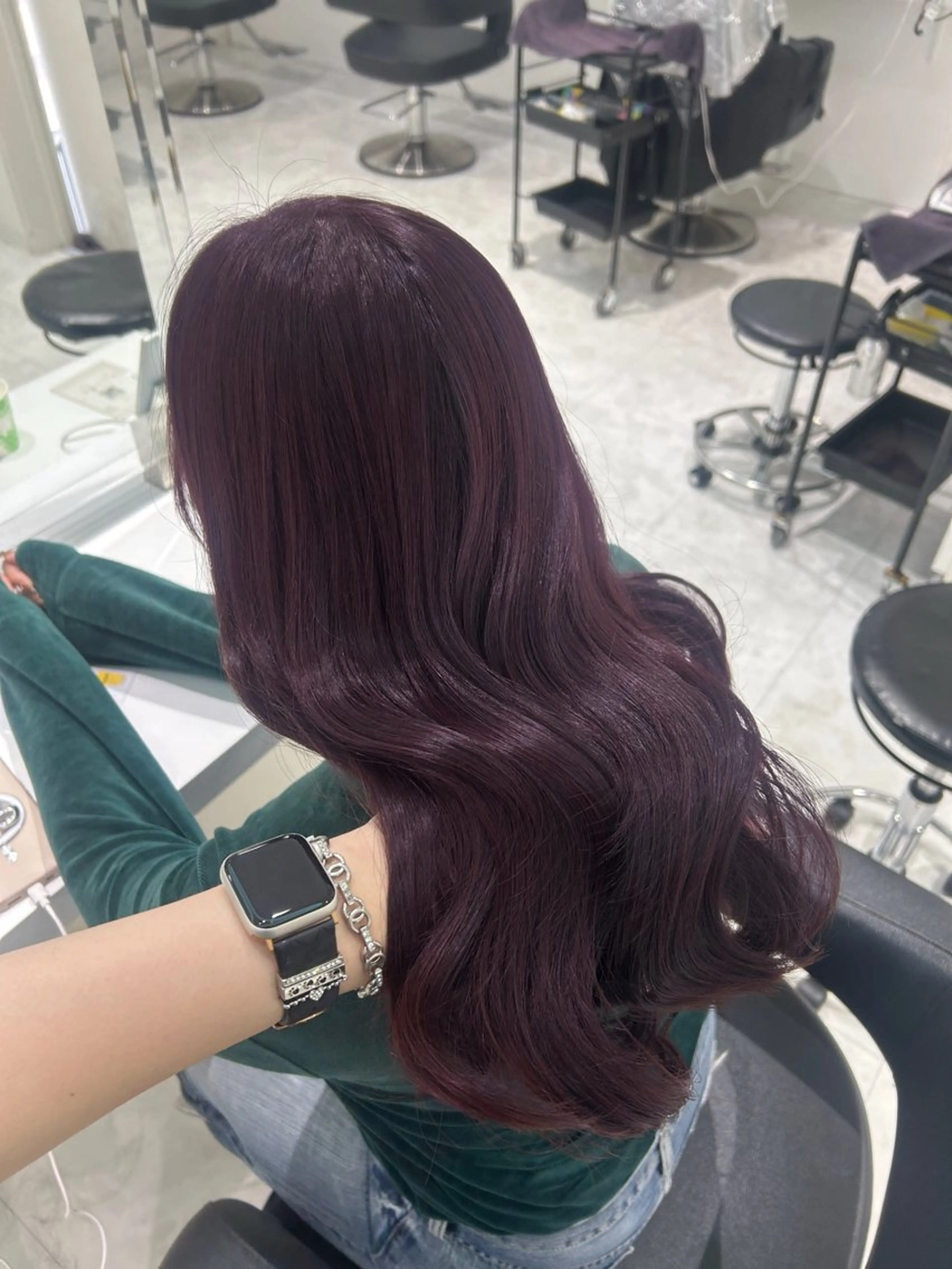 ロング カラー ヘアカラー 💗ブリーチなし暖色 kotono💗のヘアスタイル