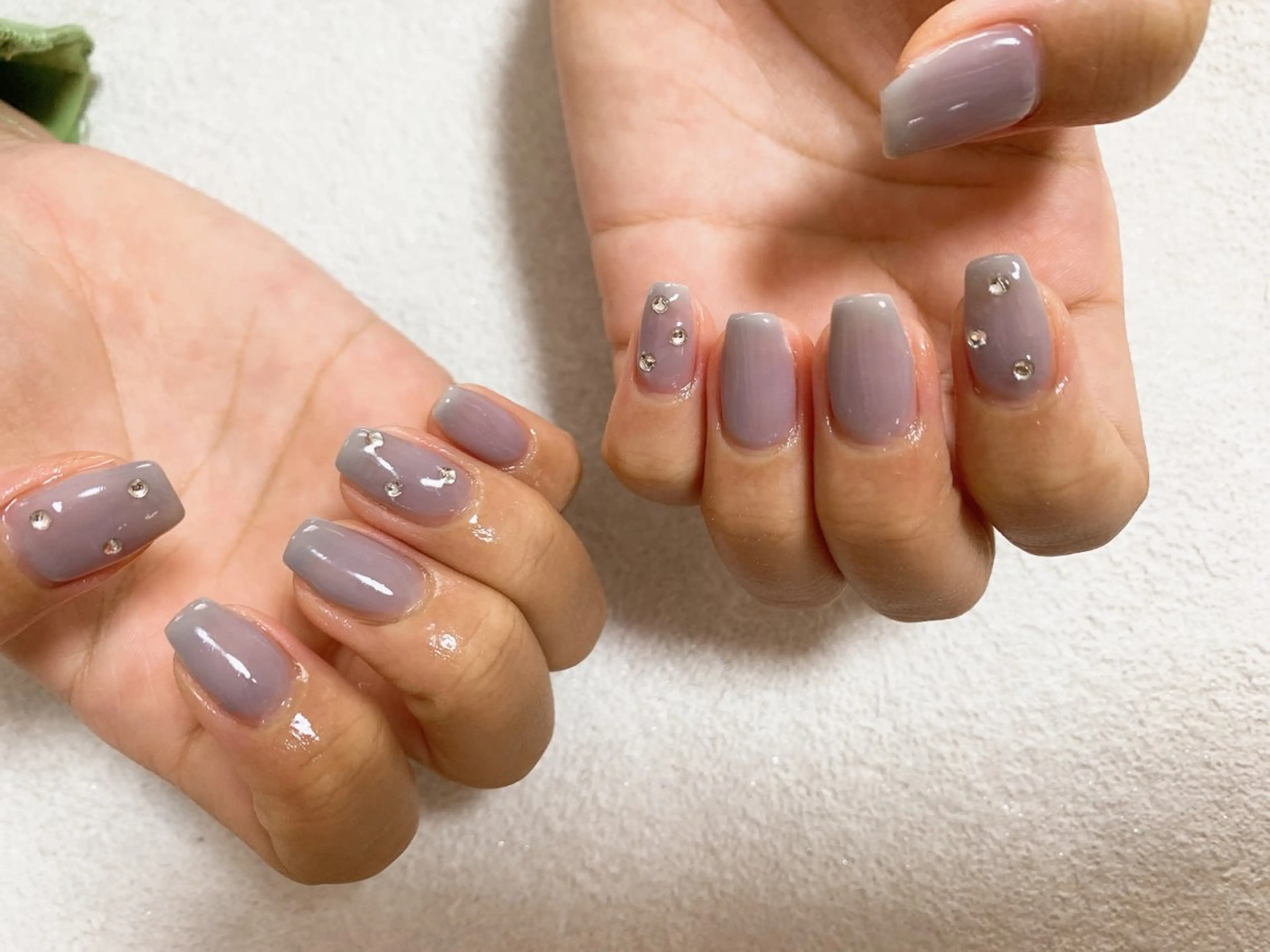 ネイル クリアネイル ジェルネイル 韓国ネイル メンズネイル ワンカラーネイル kiki nail たまプラーザのネイルデザイン