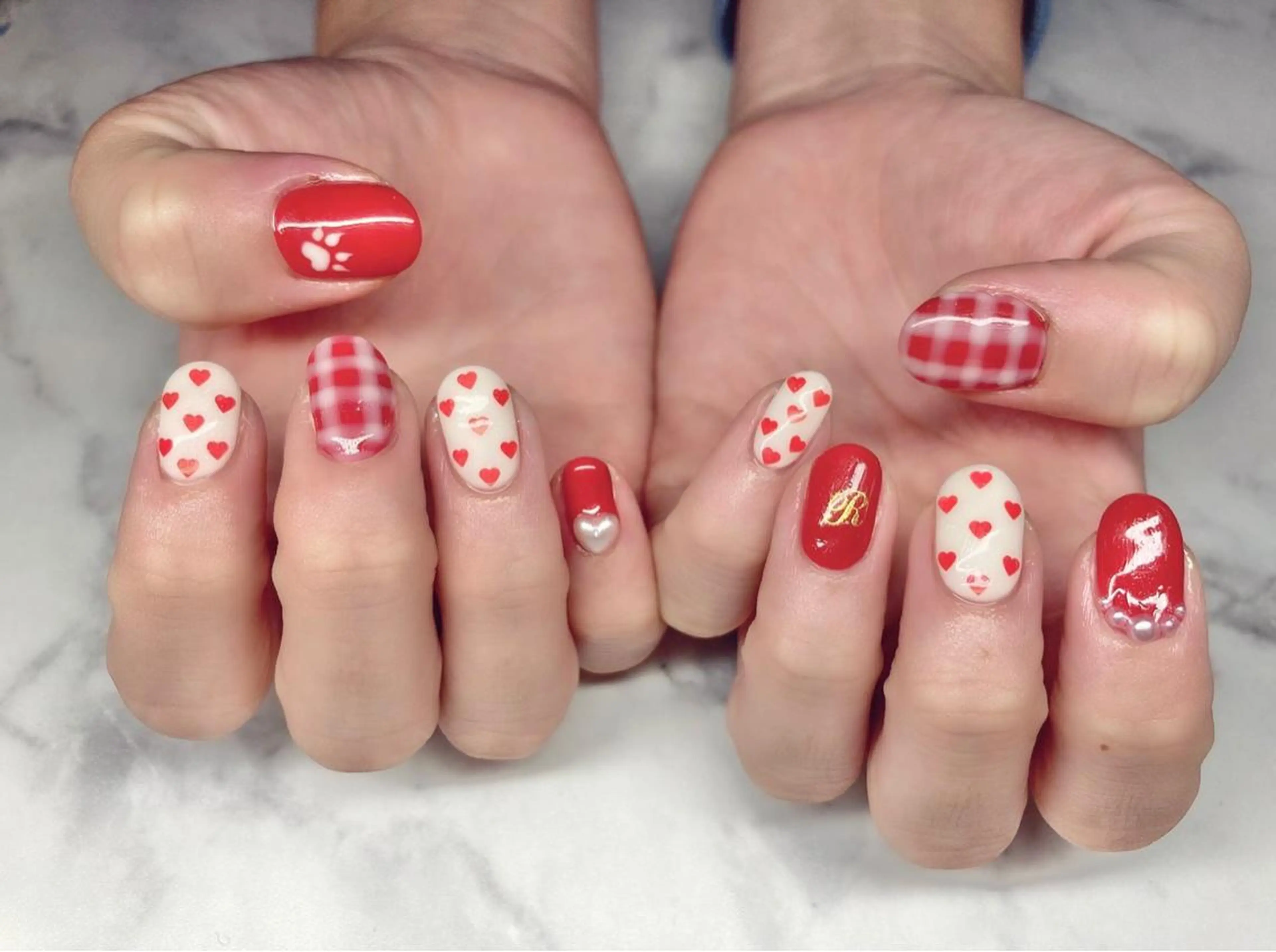 ネイル ジェルネイル 韓国ネイル ニュアンスネイル パラジェル 冬ネイル Nail&eye Belire 新宿のネイルデザイン