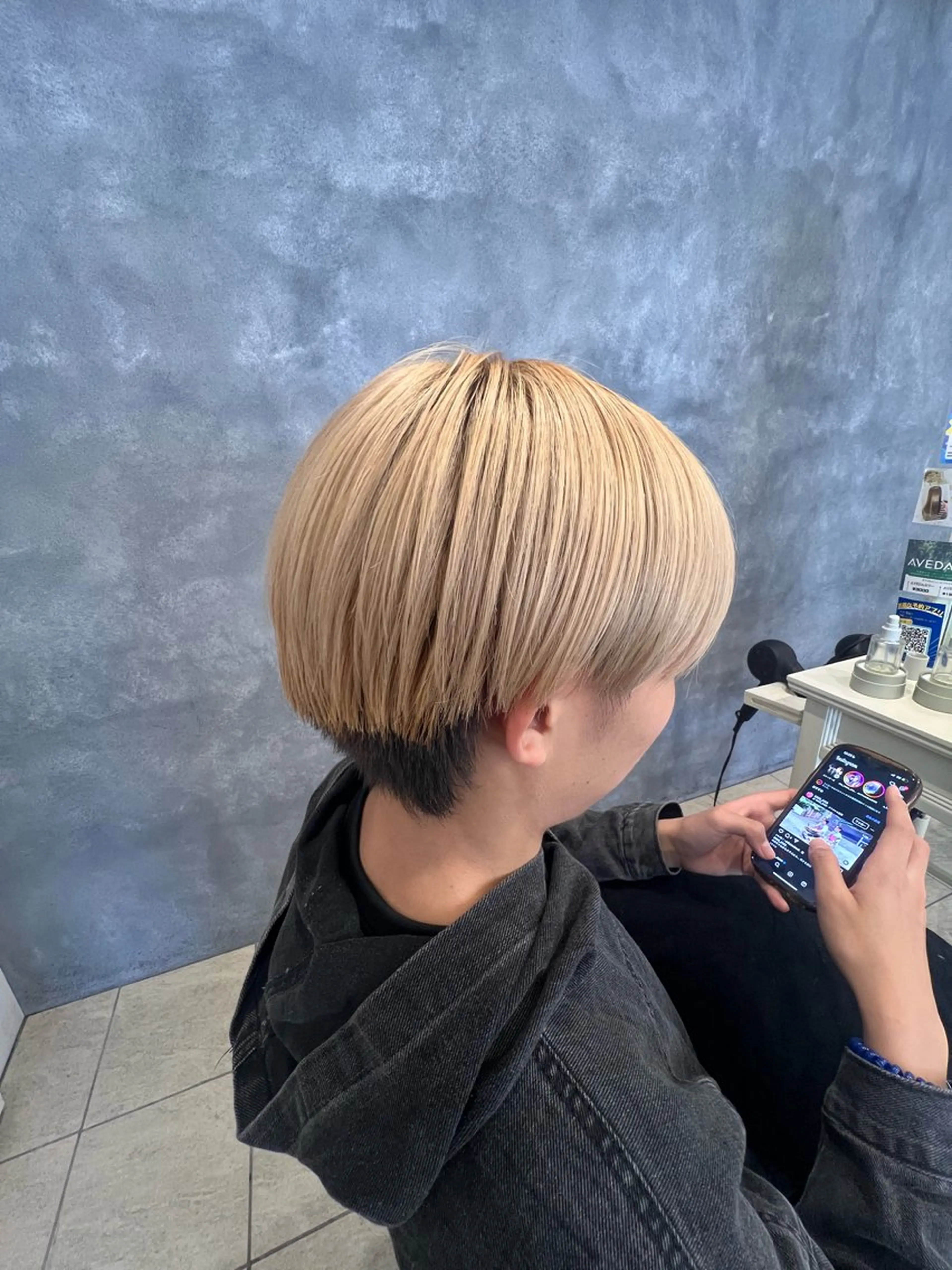 ショート メンズカットグラデー ションカラー/ケイゴのヘアスタイル