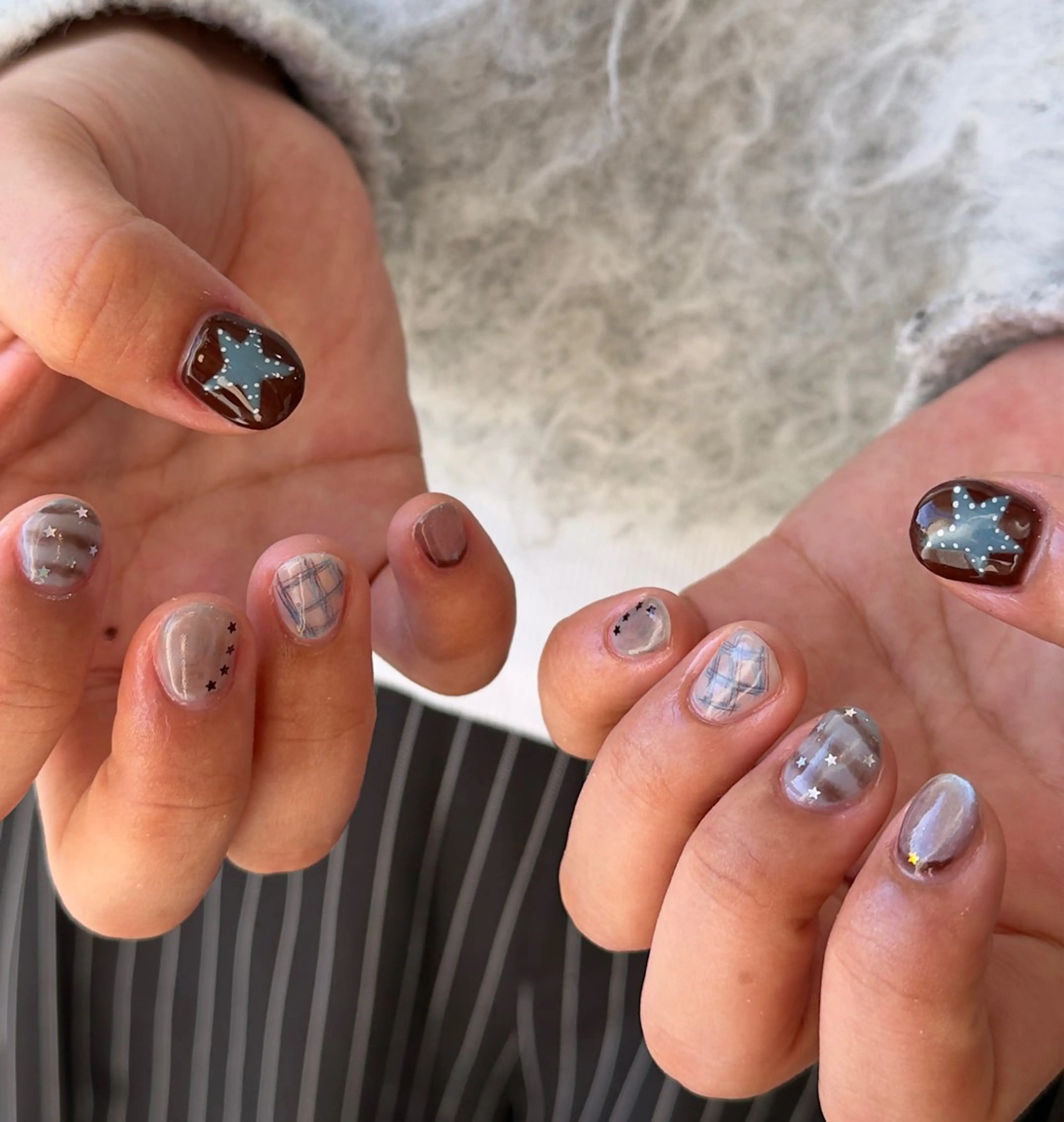 ネイル 持ち込み ニュアンスネイル 【lea's】 Yumuのネイルデザイン