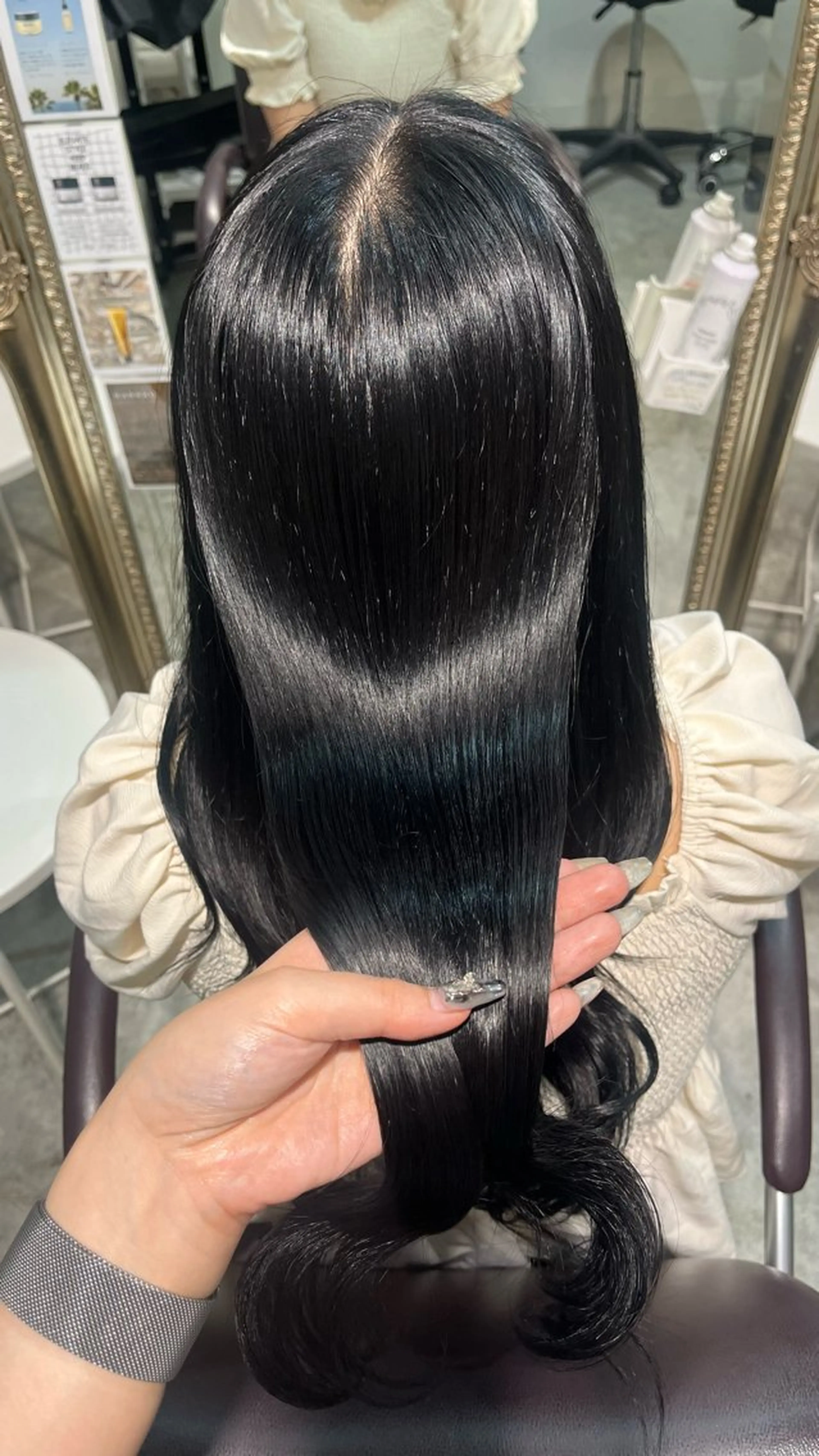 ロング カラー ヘアカラー トリートメント 🎀暖色カラー/ ハナ🎀のヘアスタイル