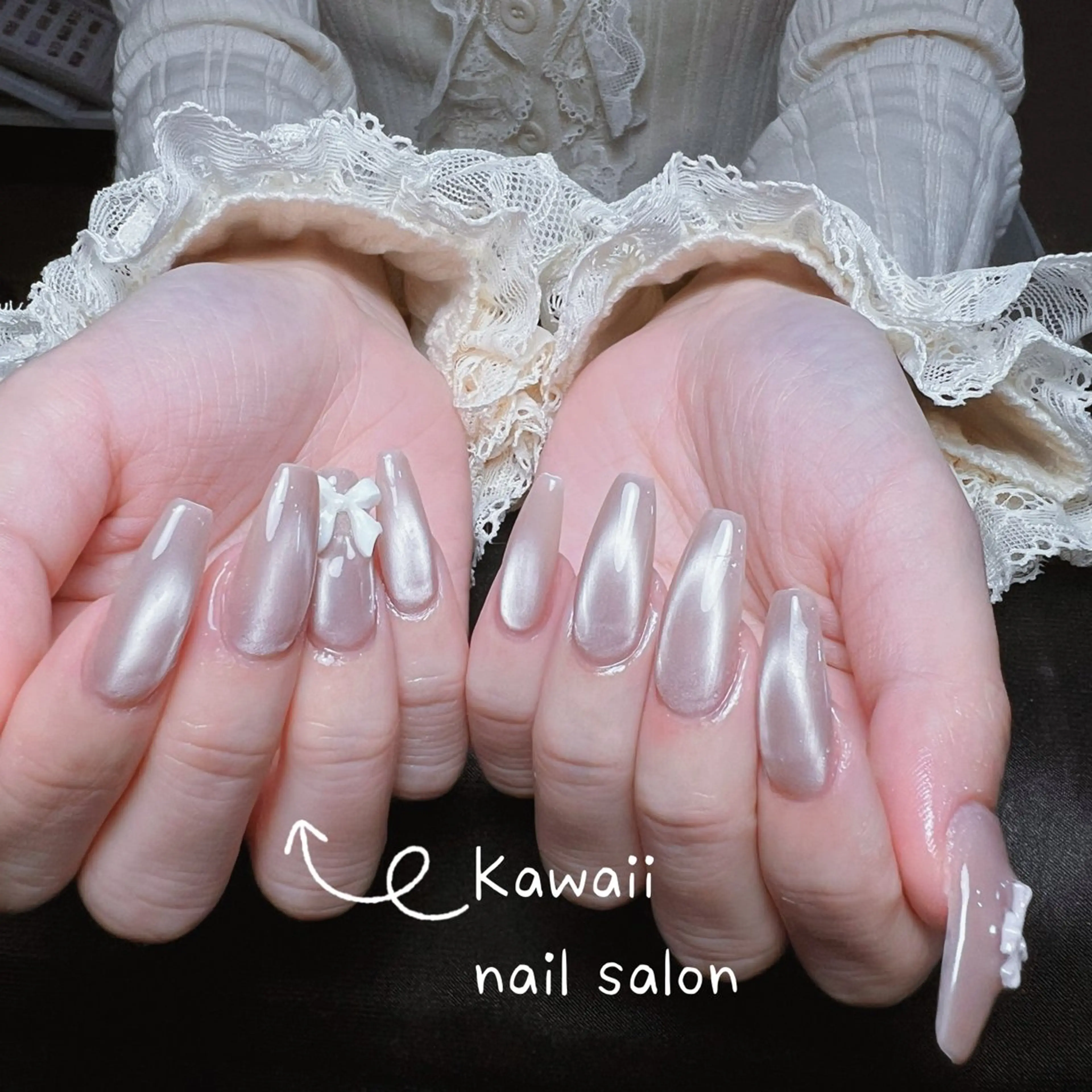 ネイル ジェルネイル 韓国ネイル シンプルネイル ワンホンネイル ハンドネイル Kawaii _Nailのネイルデザイン