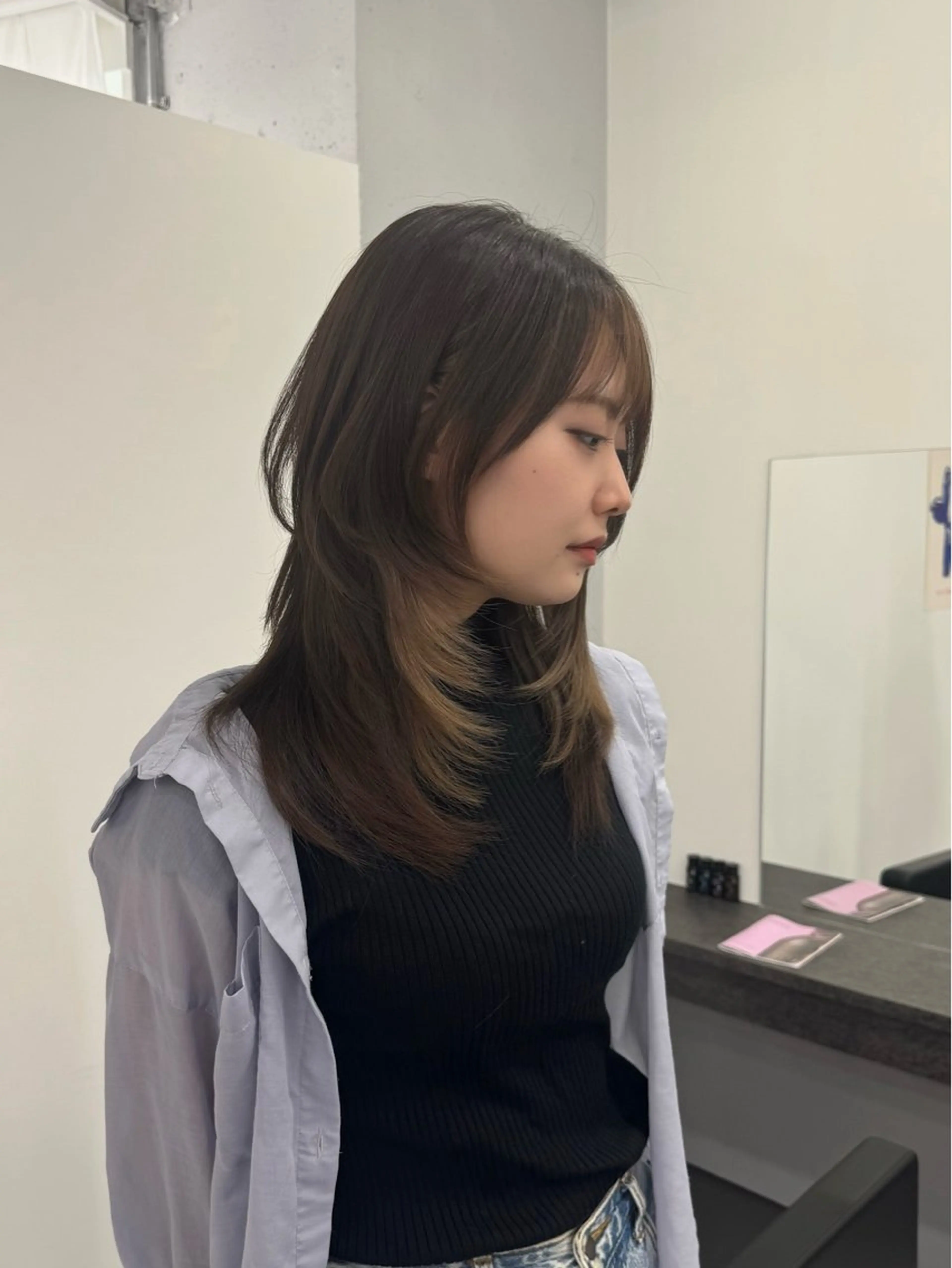 ロング カット ヘアカラー トリートメント レイヤー・ブリーチ kiyotoshiのヘアスタイル