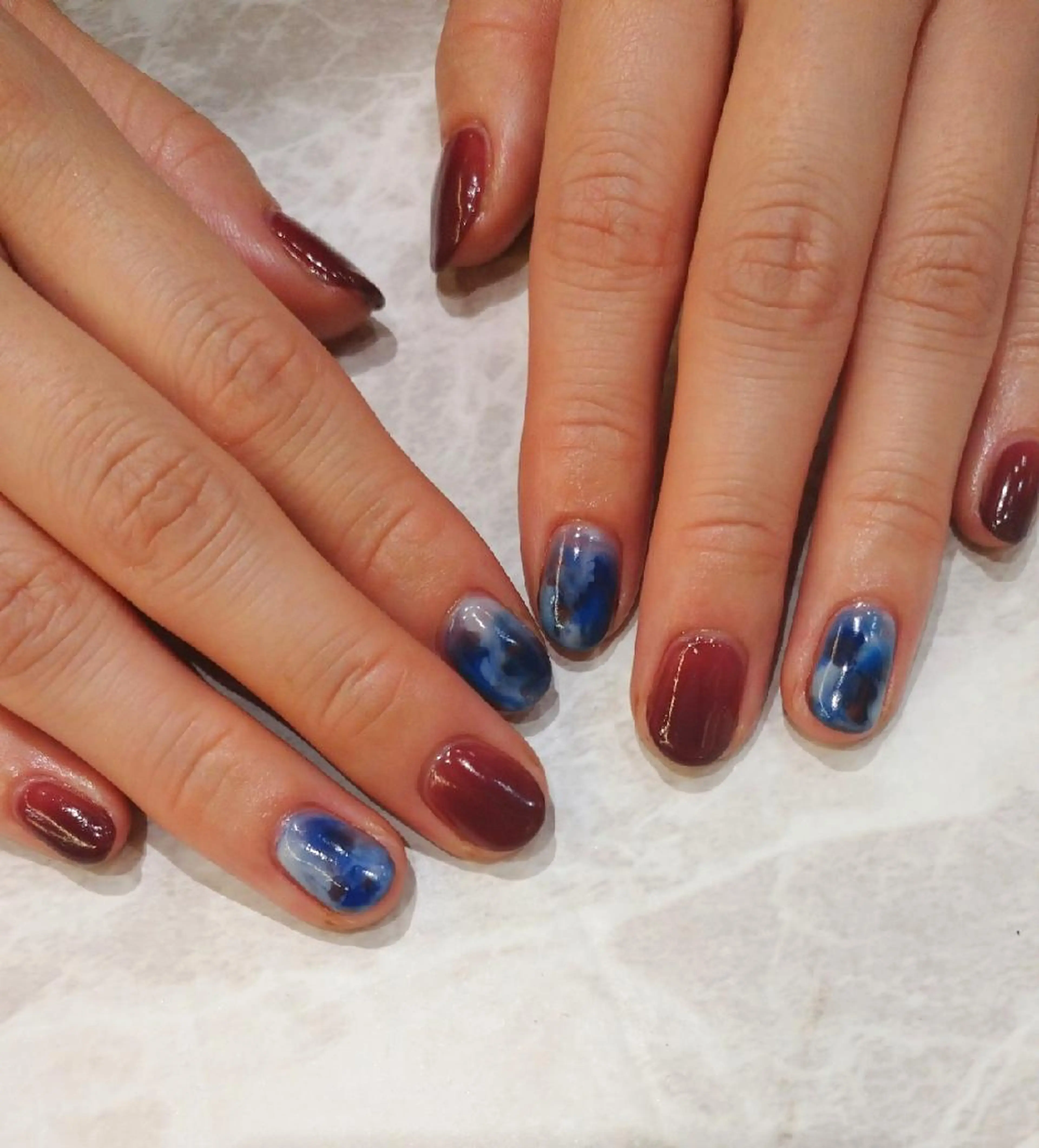 ネイル 持ち込み ハンドネイル 會田 瑠衣のネイルデザイン