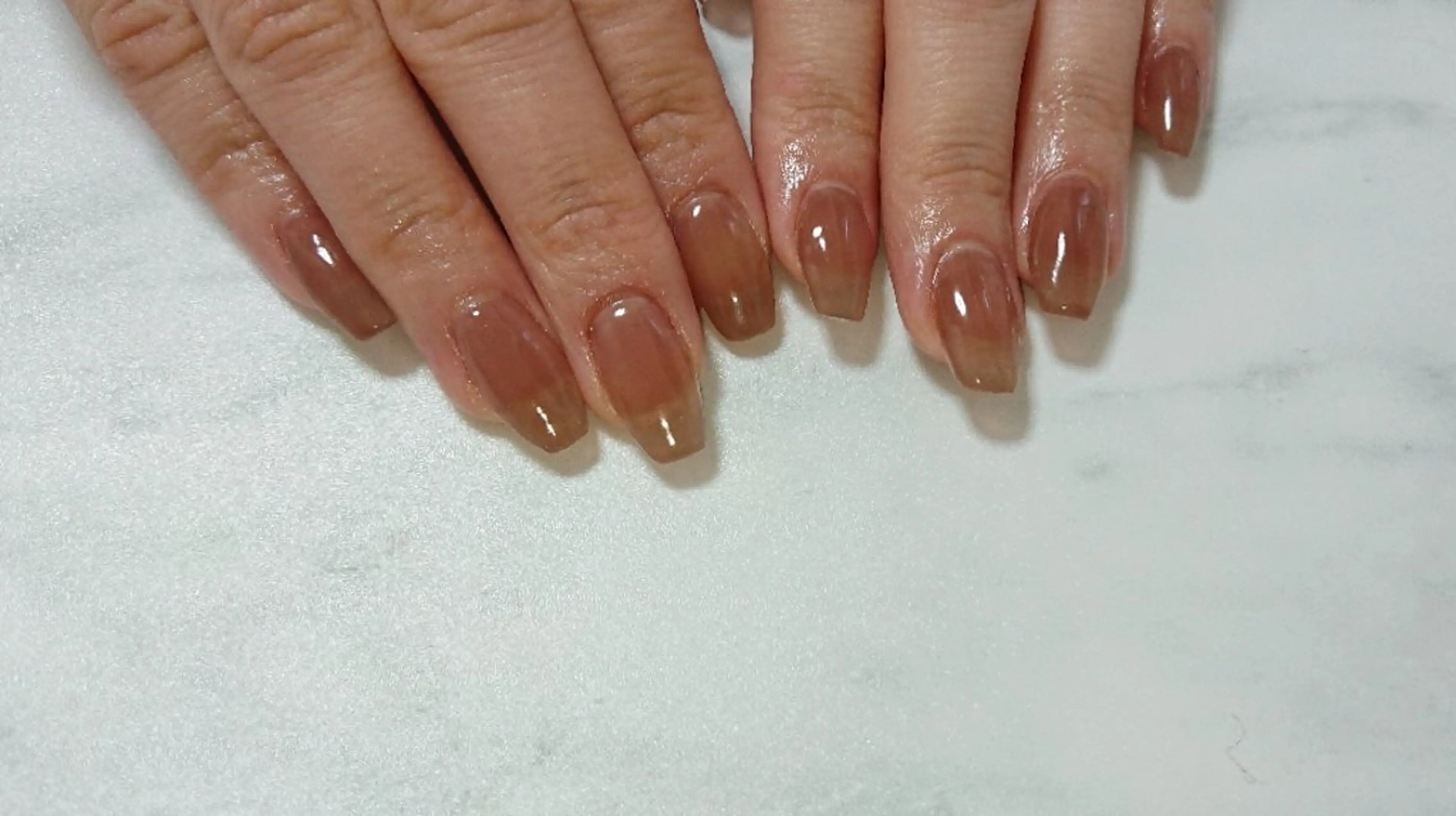 ネイル ワンカラーネイル shellnail さなえのネイルデザイン