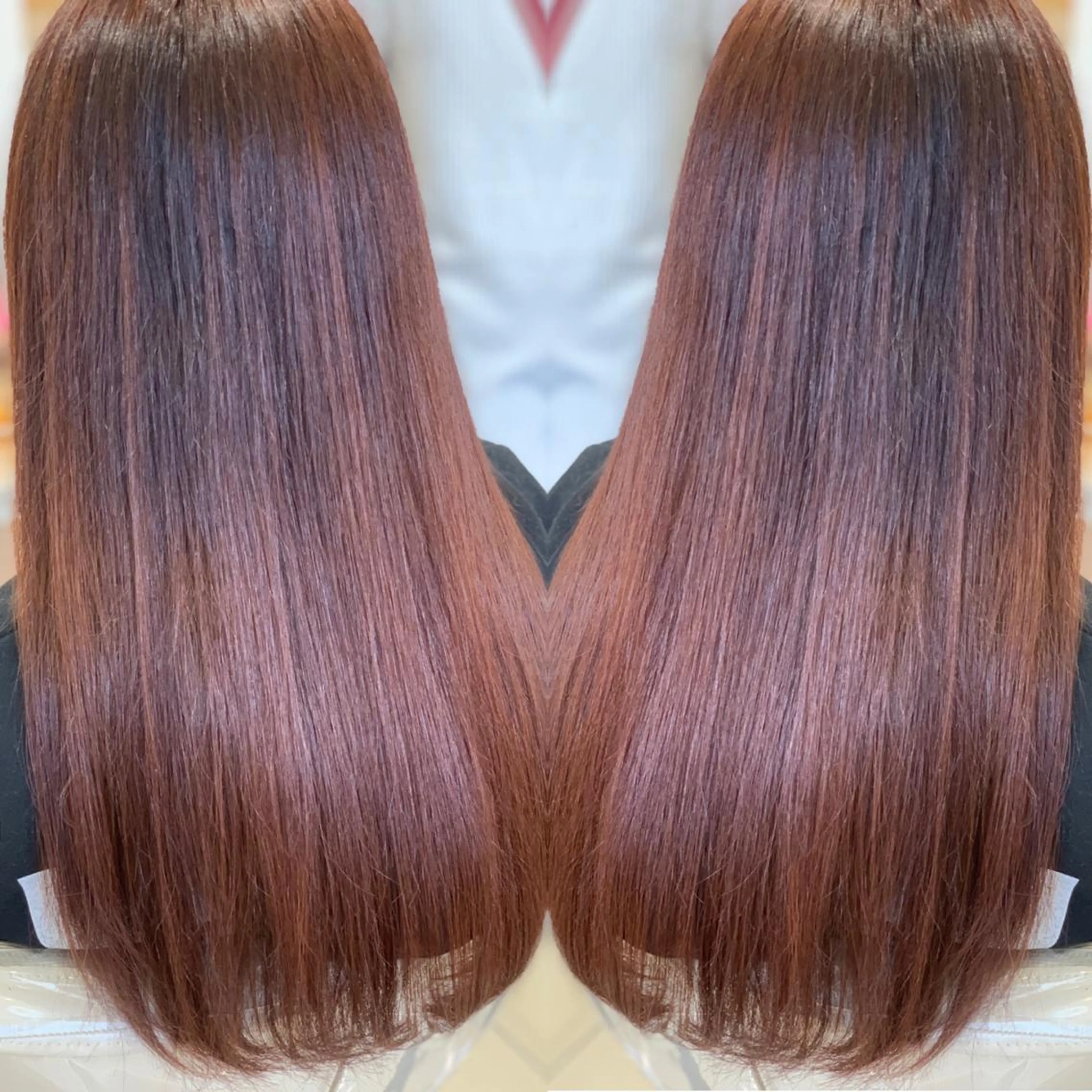 縮毛矯正+メンテナンスカット+水トリートメント✨💎の写真