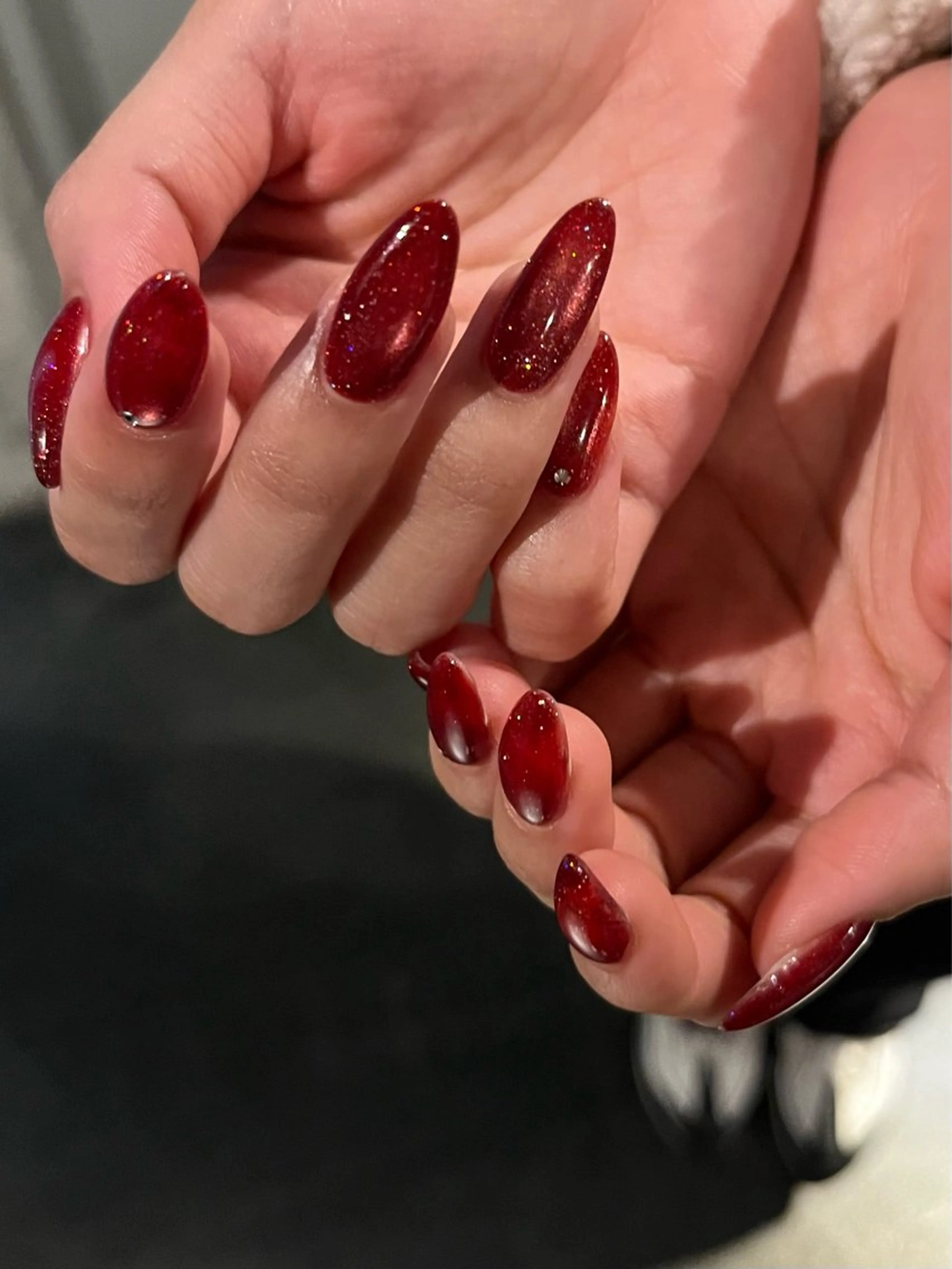 ネイル マグネットネイル 冬ネイル クリスマス mitsuki / Manonのネイルデザイン