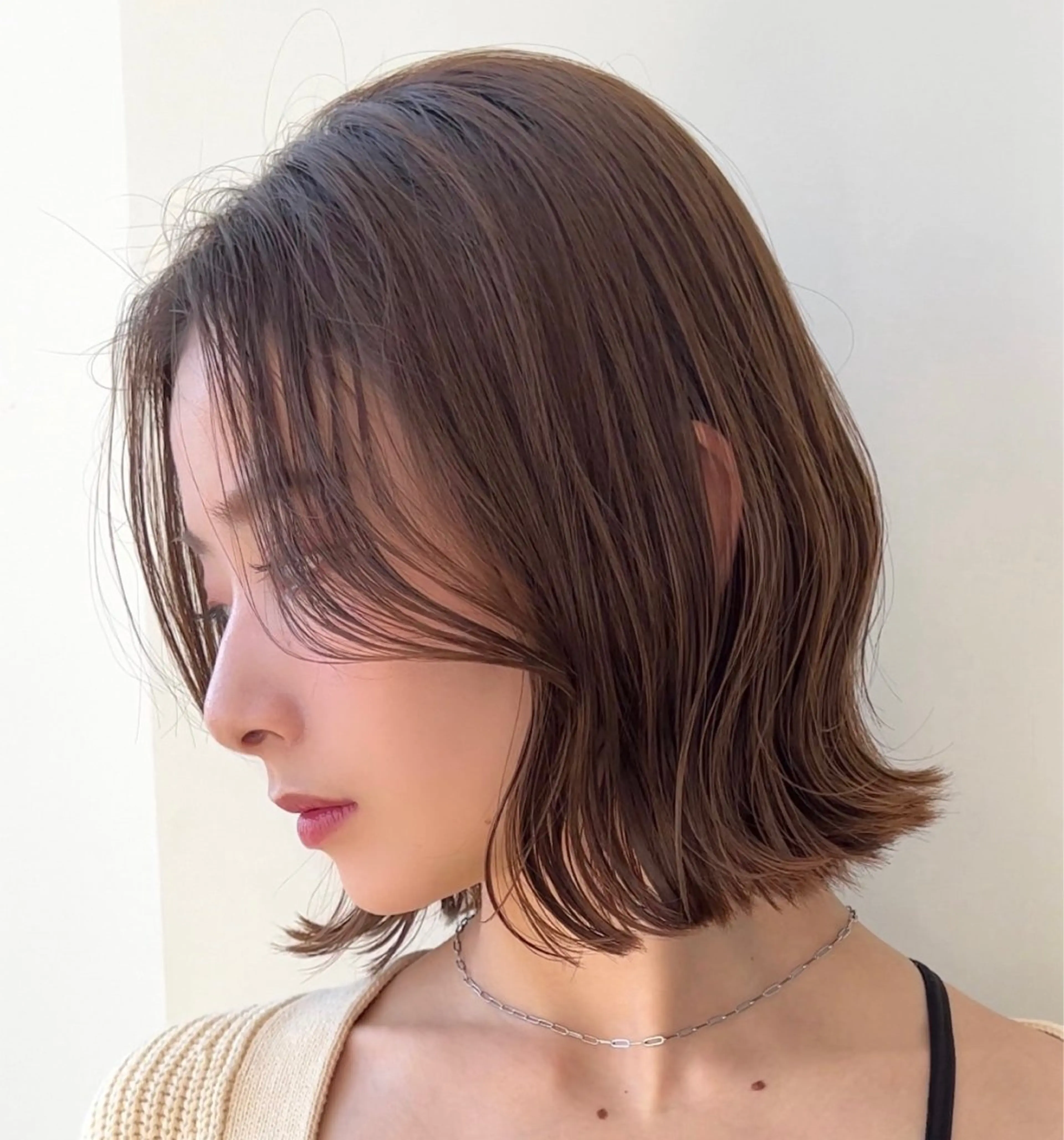 カラー 莉乃/縮毛矯正/髪質 改善/艶カラーのヘアスタイル