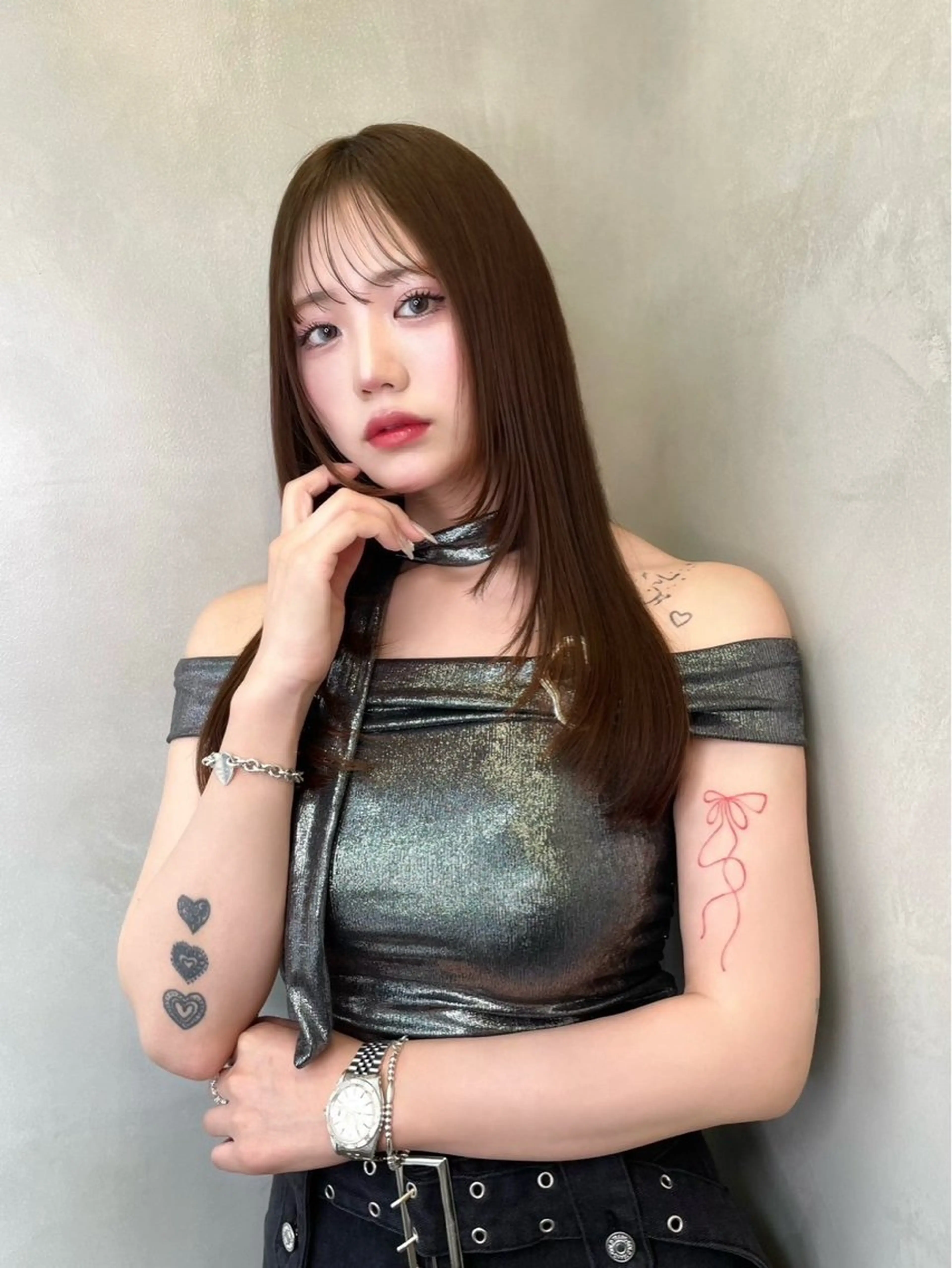 セミロング 大宮‎🩵縮毛矯正 髪質改善 佐藤 和のヘアスタイル