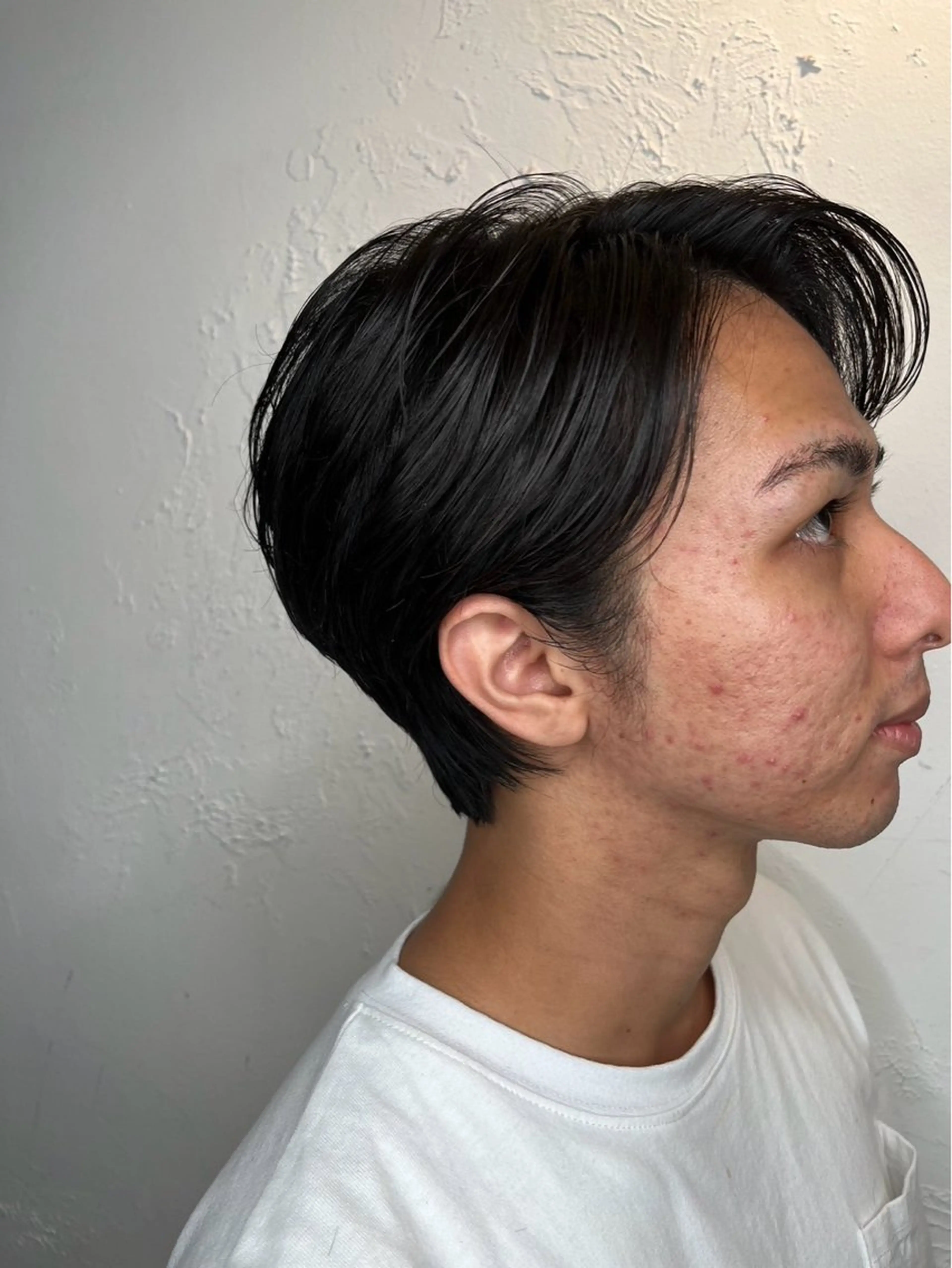 ショート メンズ センターパート ダウンパーマ フェードカット メンズハイライト メンズパーマ カット トリートメント 💈メンズ特化💈 TASUKUのヘアスタイル