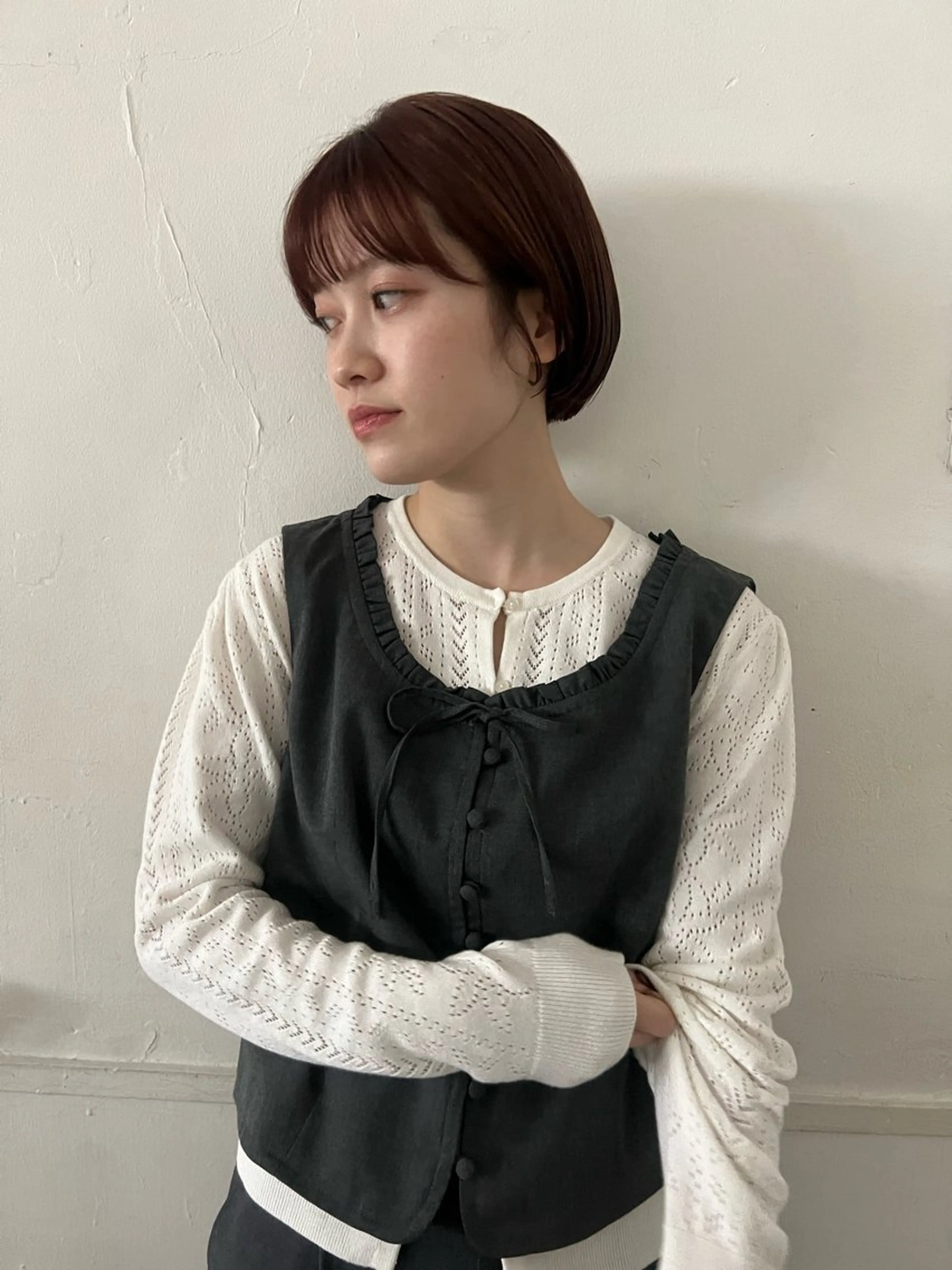 ショート 魚谷 綾渚のヘアスタイル