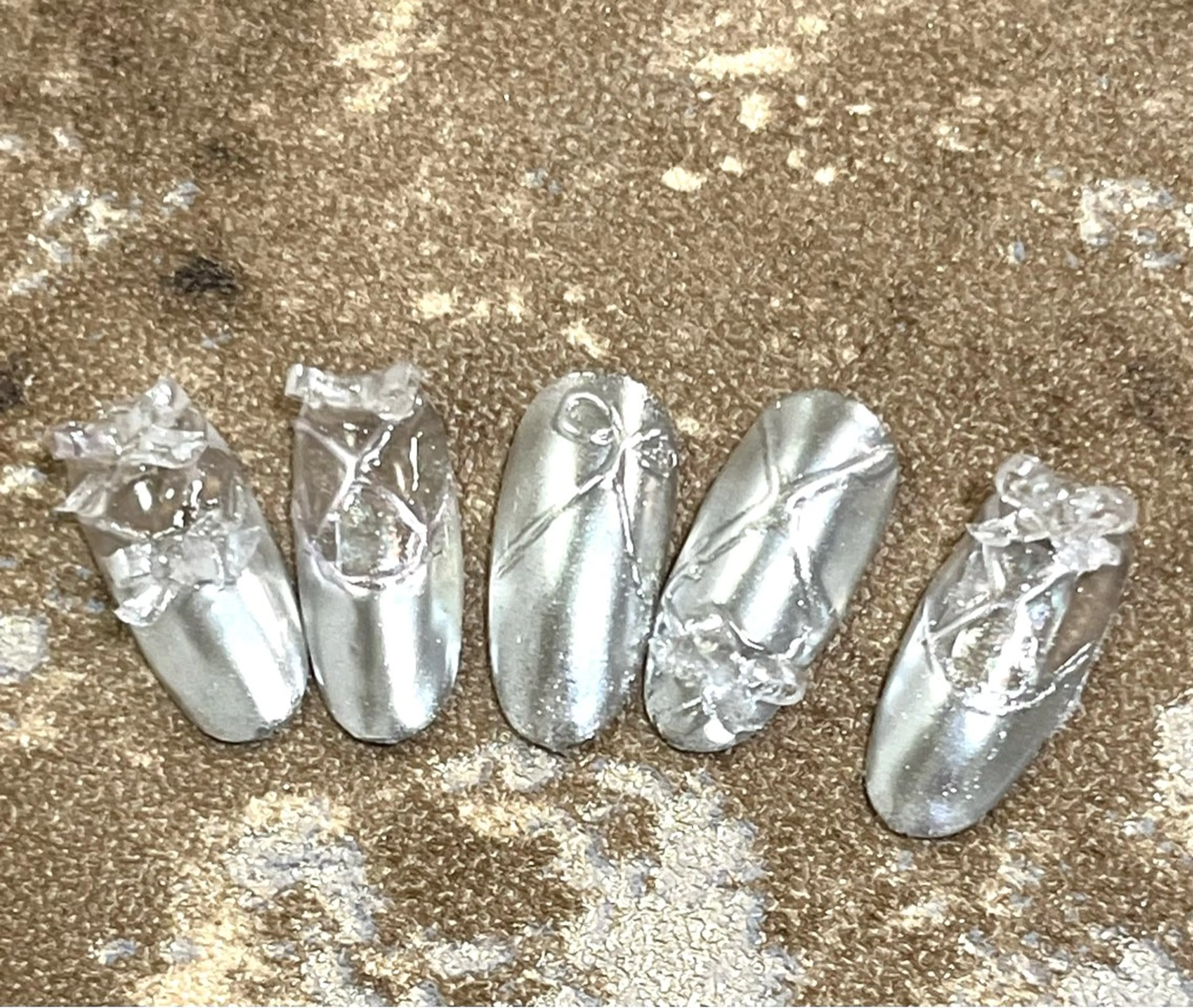 ネイル アートネイル ミラーネイル plaisir所属・plaisir プレジールネイルのネイルデザイン