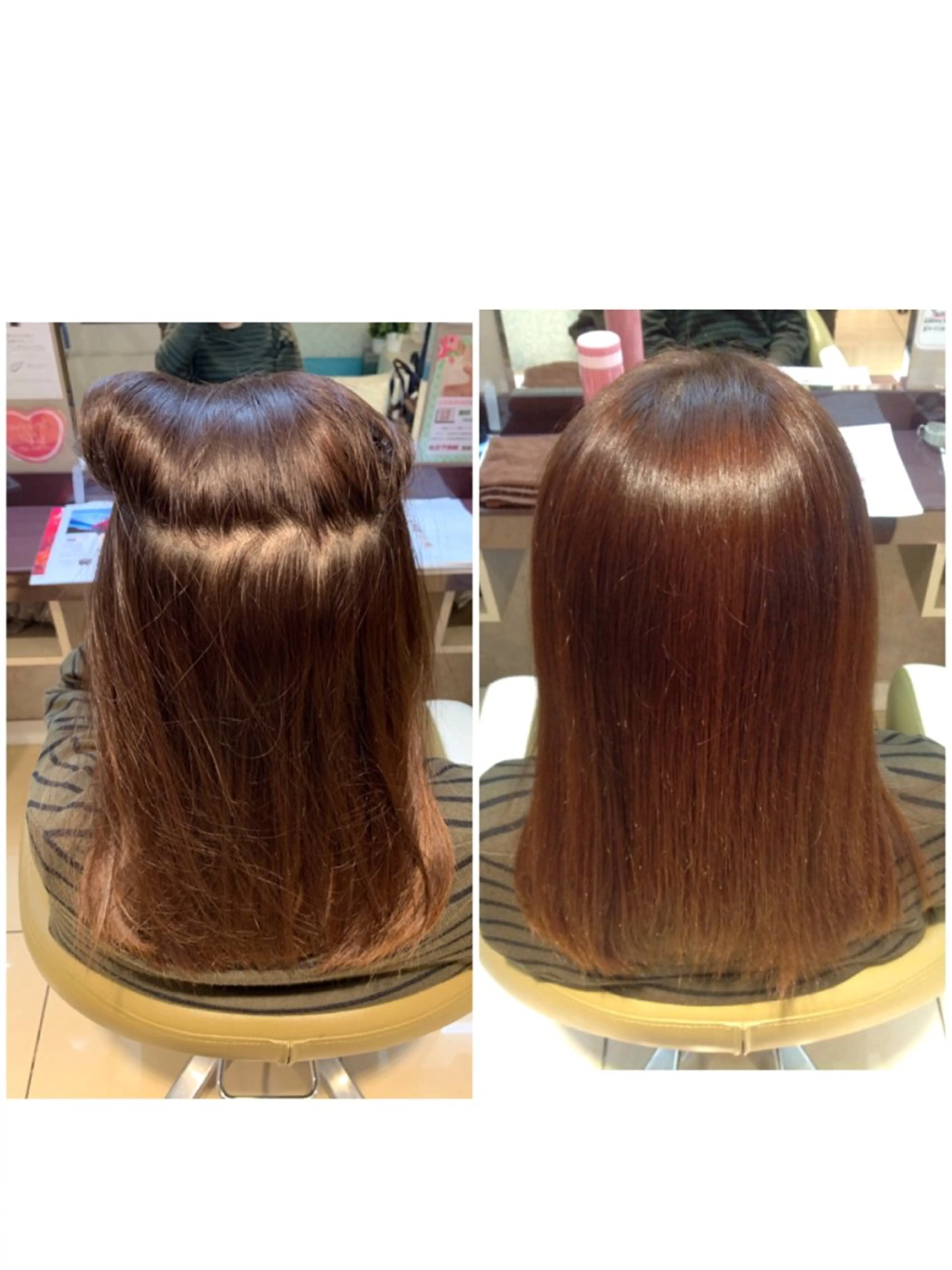 ロング カット ヘアカラー トリートメント 大島 裕也のヘアスタイル