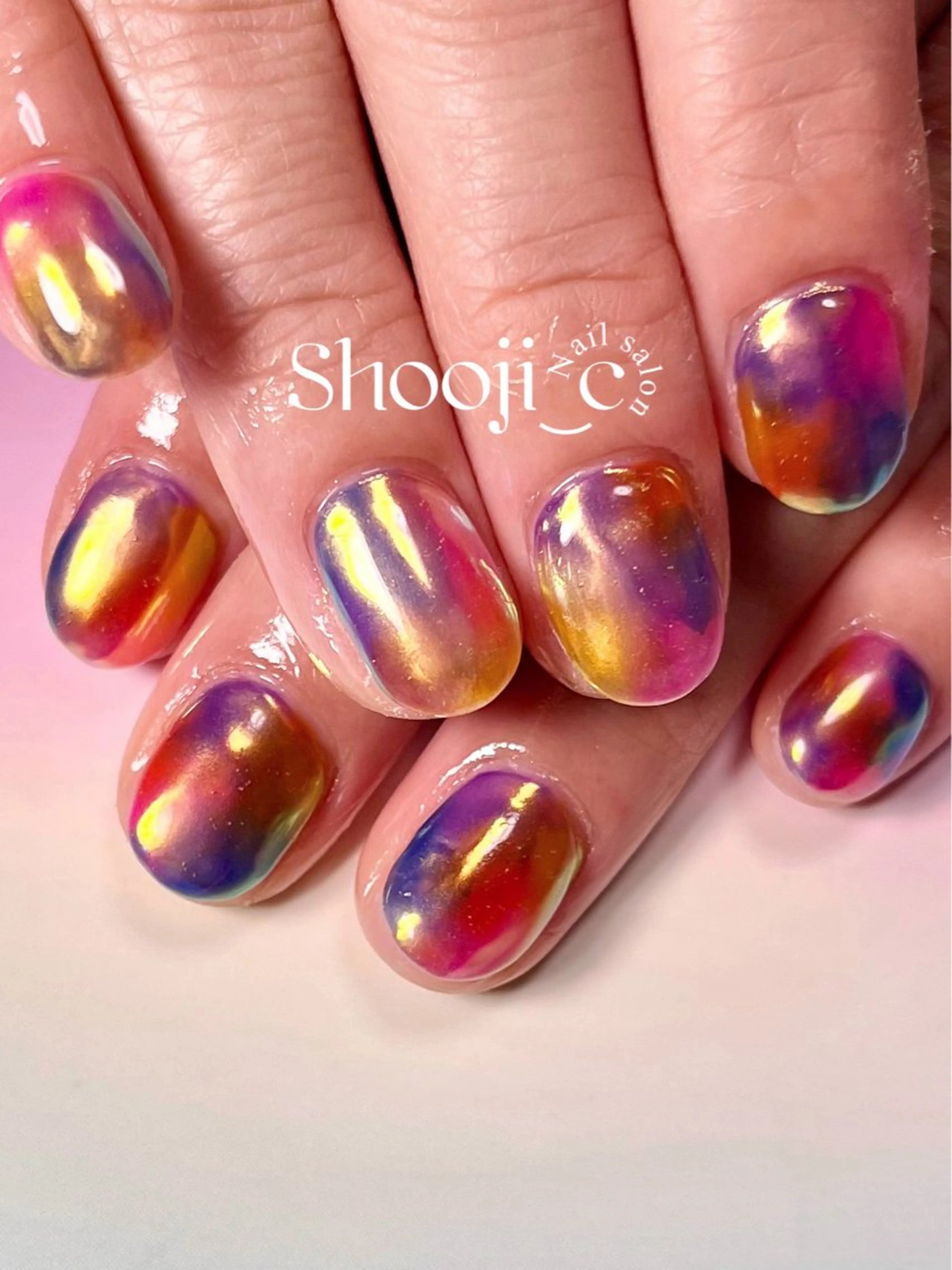 ネイル 氷ネイル・うるうるネイル ハンドネイル Shooji_c Nail salon所属・Shooji_c Nail salonのネイルデザイン