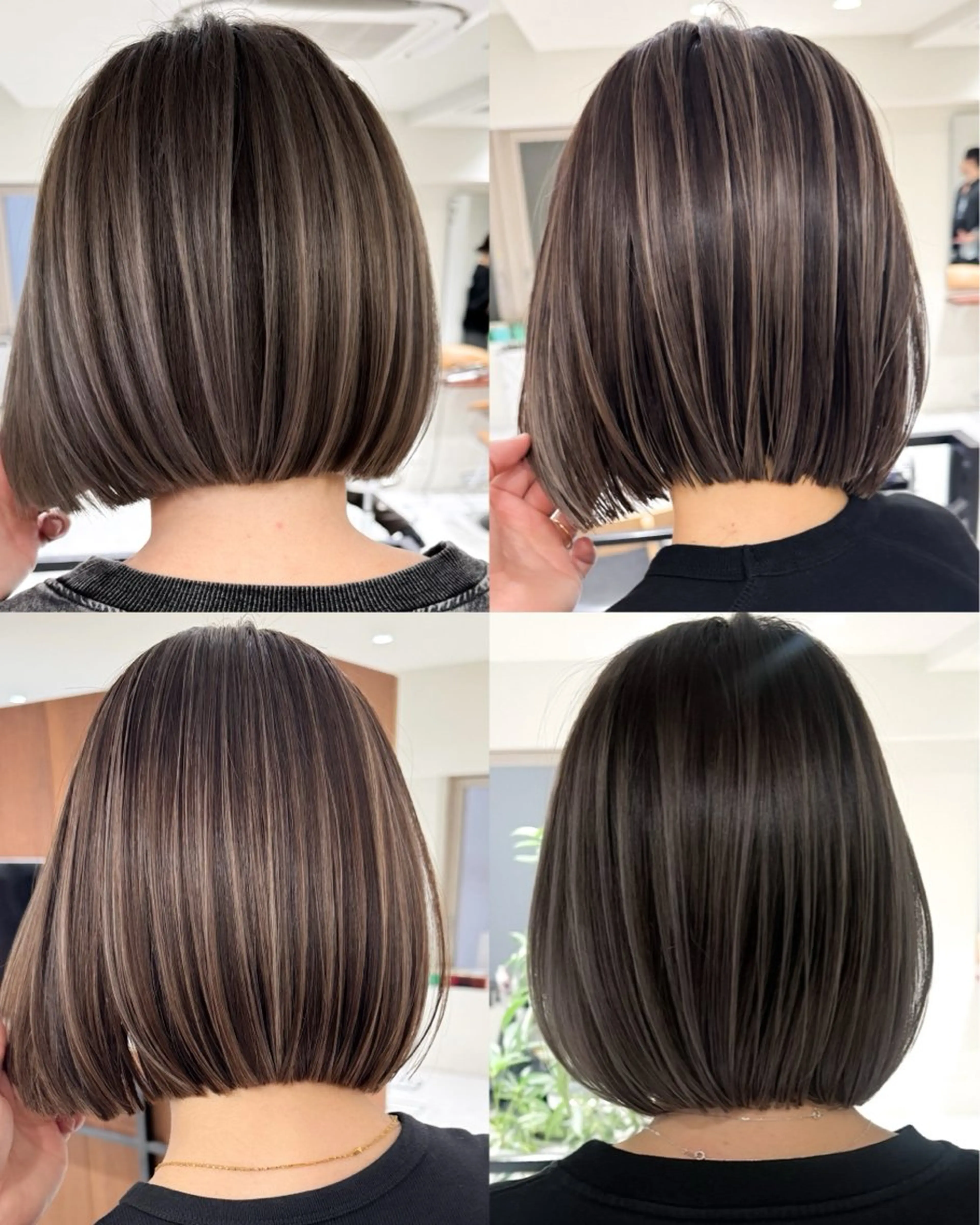 ショート カラー ✨ハイライトの達人 ボブ/ショート/雪下のヘアスタイル