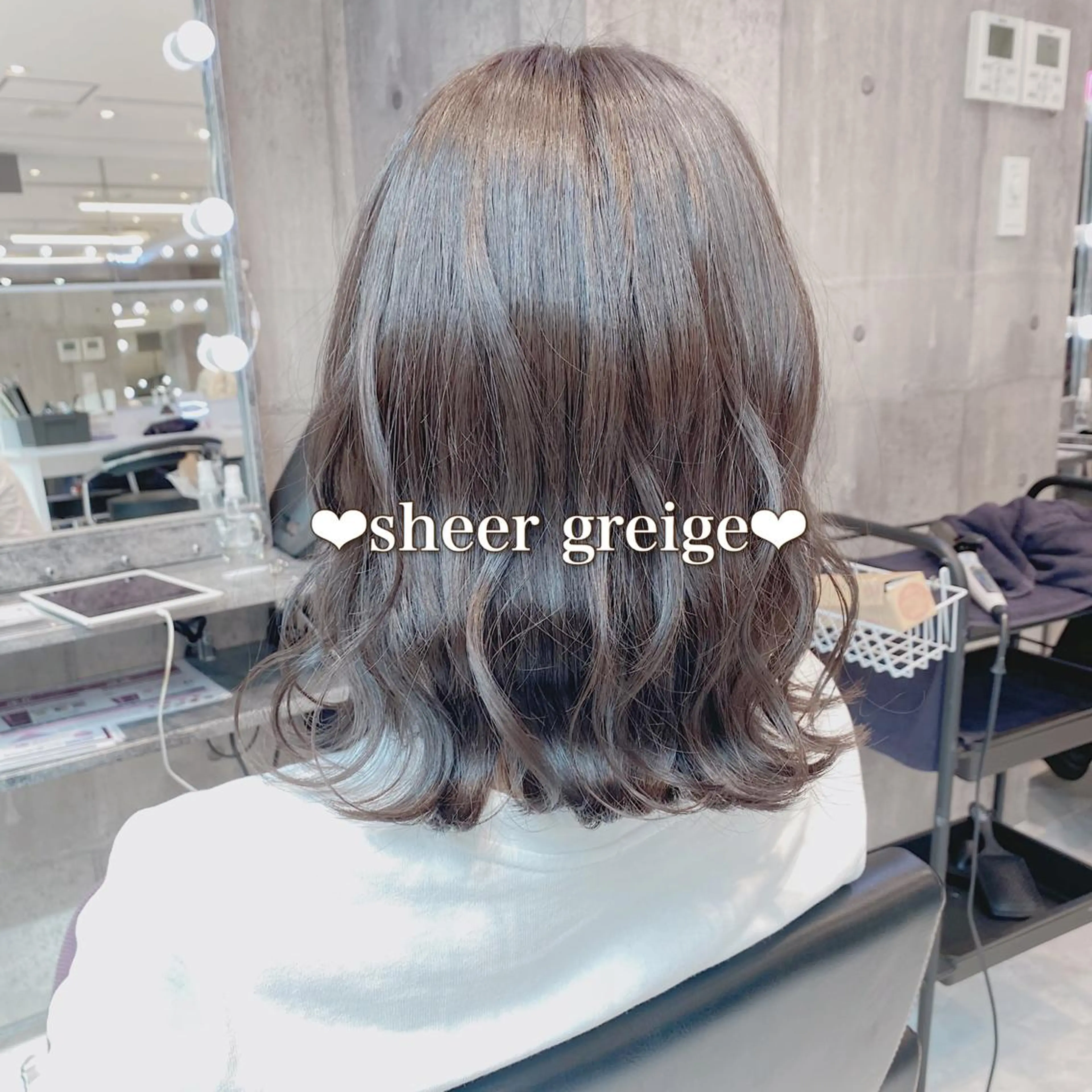 ミディアム カラー ヘアアレンジ メンズ キッズ お悩み解決美容師 💐AMIのヘアスタイル