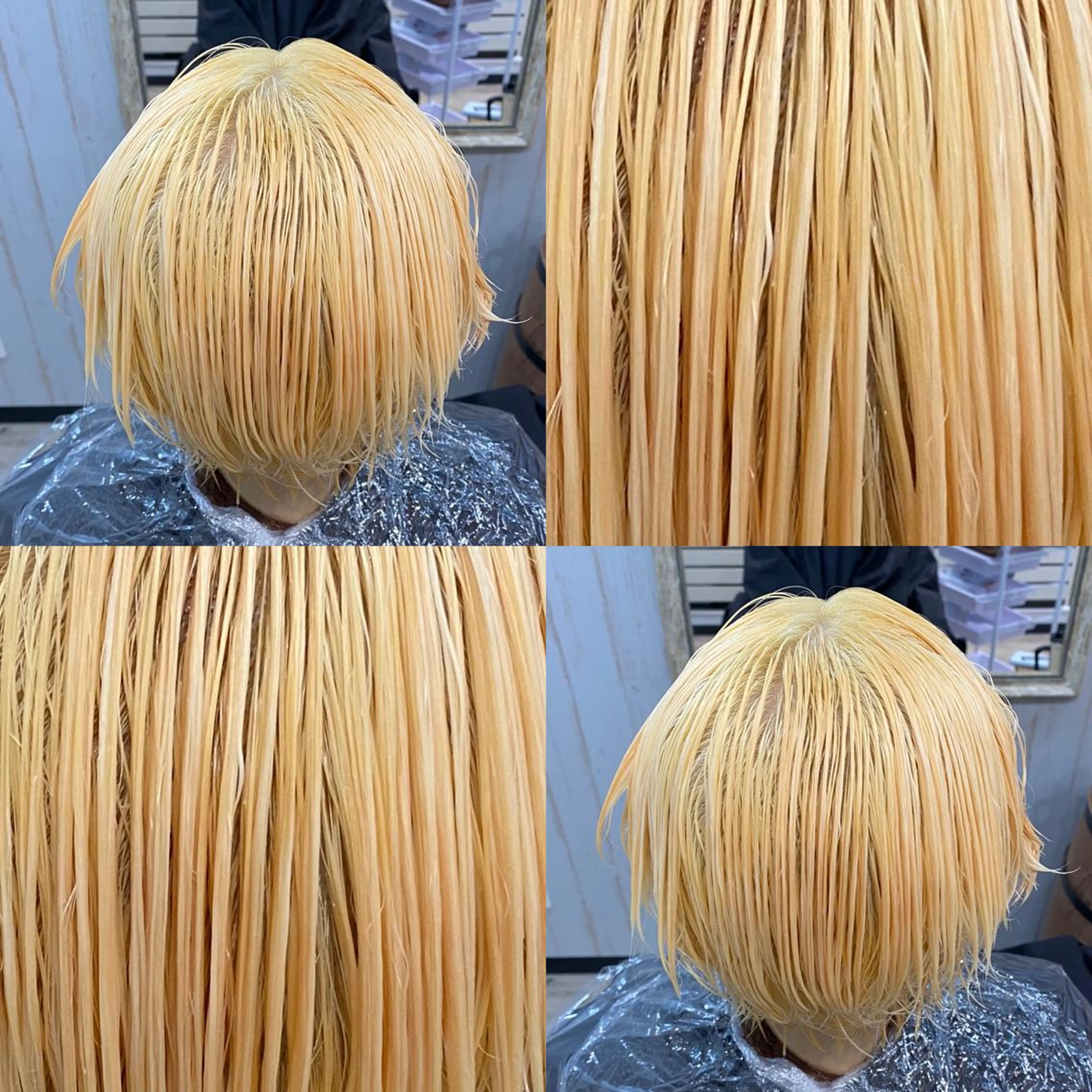 ショート ヘアカラー ハイトーン💫 エクステ💫maiのヘアスタイル