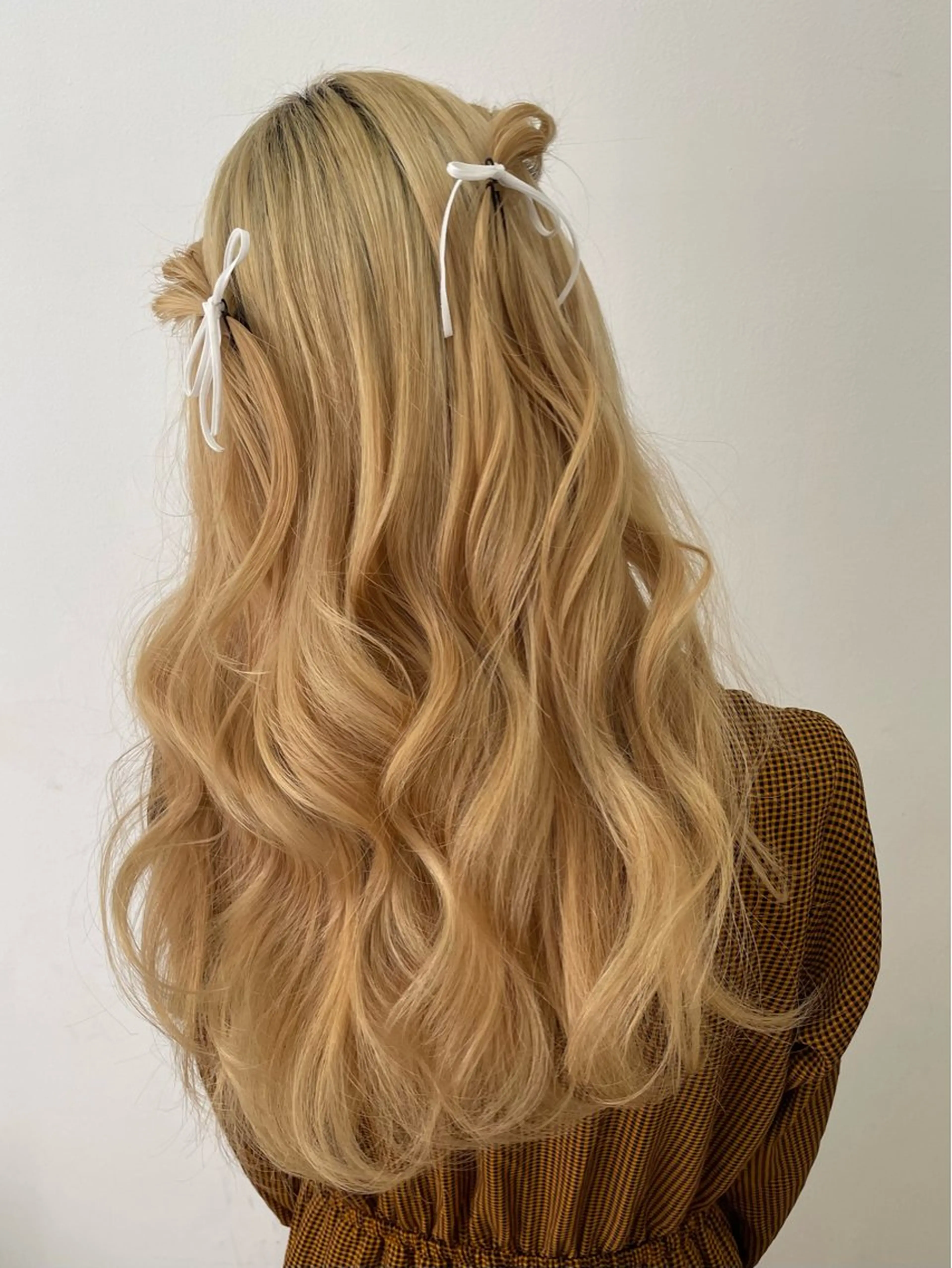 カット+ブリーチありダブルカラー+Aujuaクイックトリートメント✨の写真