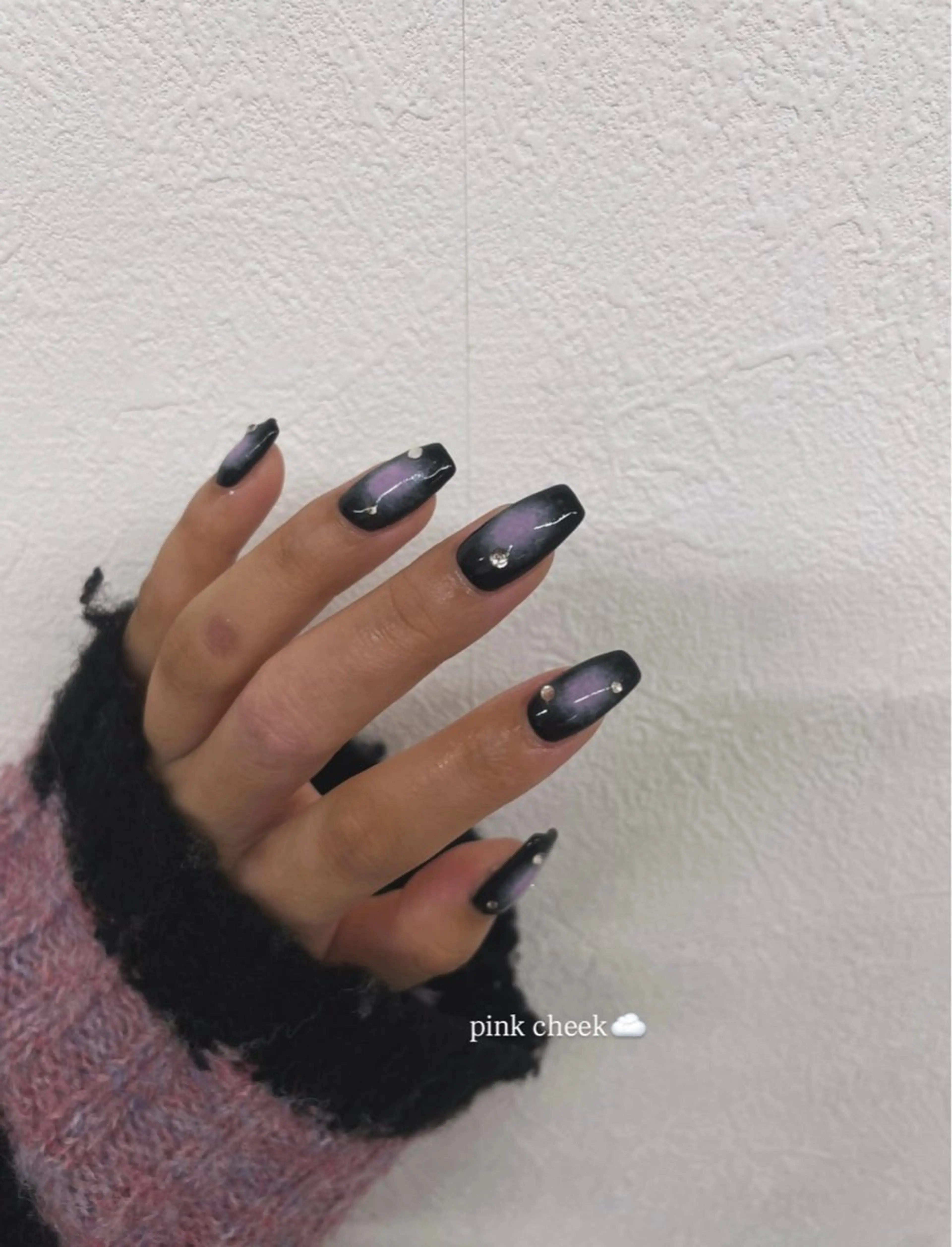 ネイル チークネイル ニュアンスネイル ハンドネイル She nail studio 原宿所属・パラジェル有/ スカルプ/mahoのネイルデザイン