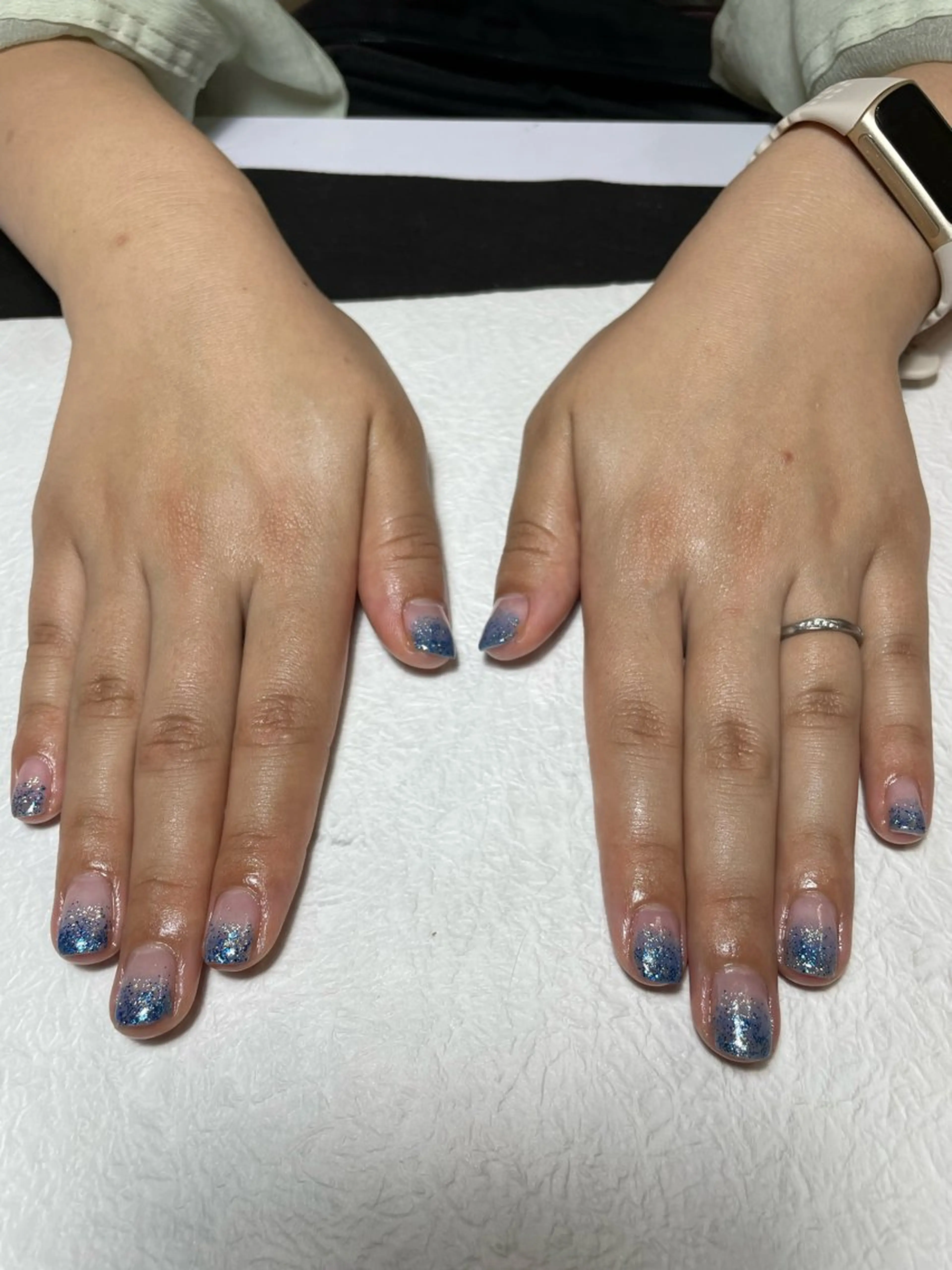 ネイル ジェルネイル ラメ(グリッター) 荒井 恵のネイルデザイン