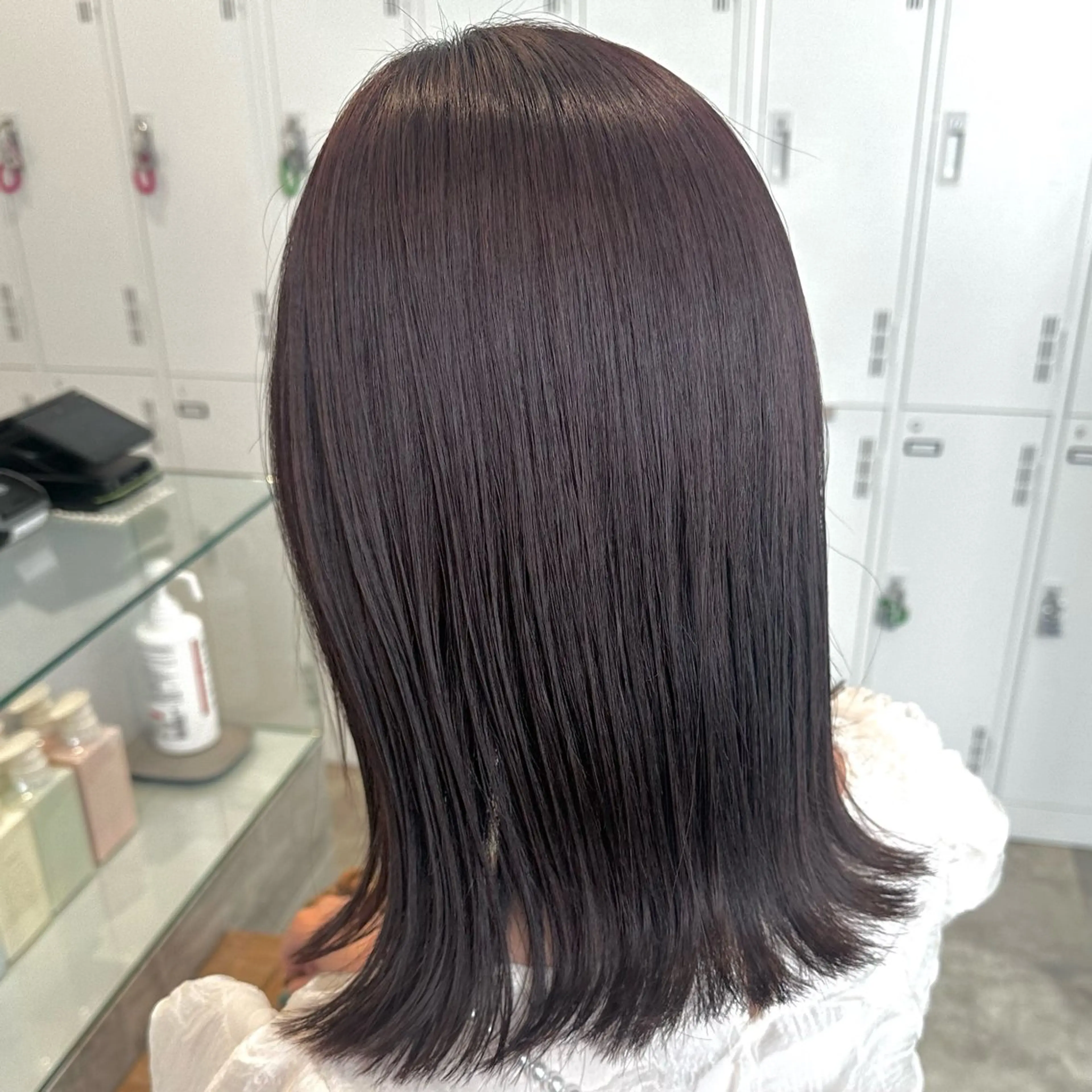 ミディアム カラー ベージュカラー ブリーチ ブラウンカラー ケアブリーチ 透明感カラー ヘアカラー ブリーチ職人/ダブル カラー/ベージュのヘアスタイル