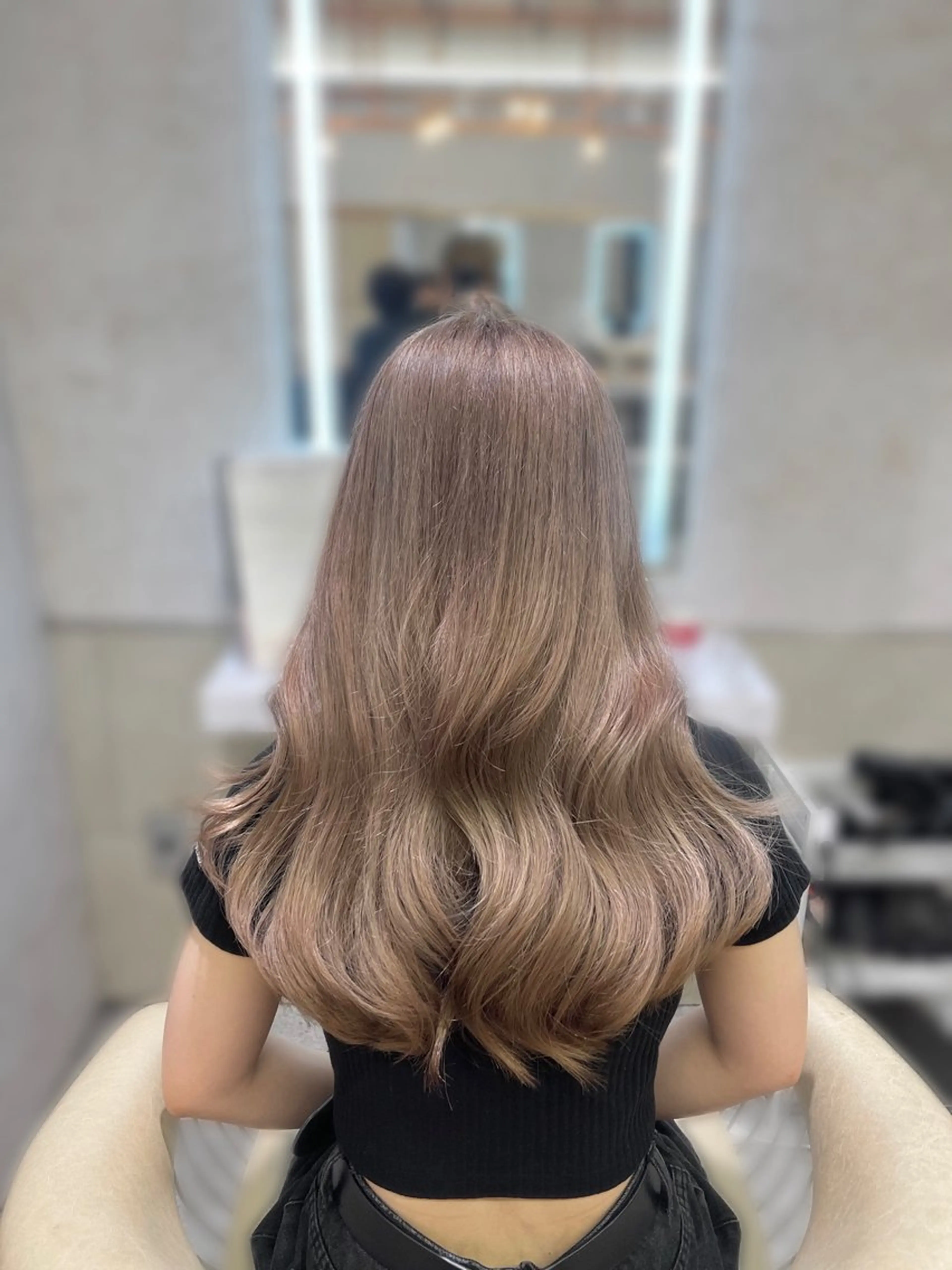 ロング haruna🤍 中韓mix✨のヘアスタイル