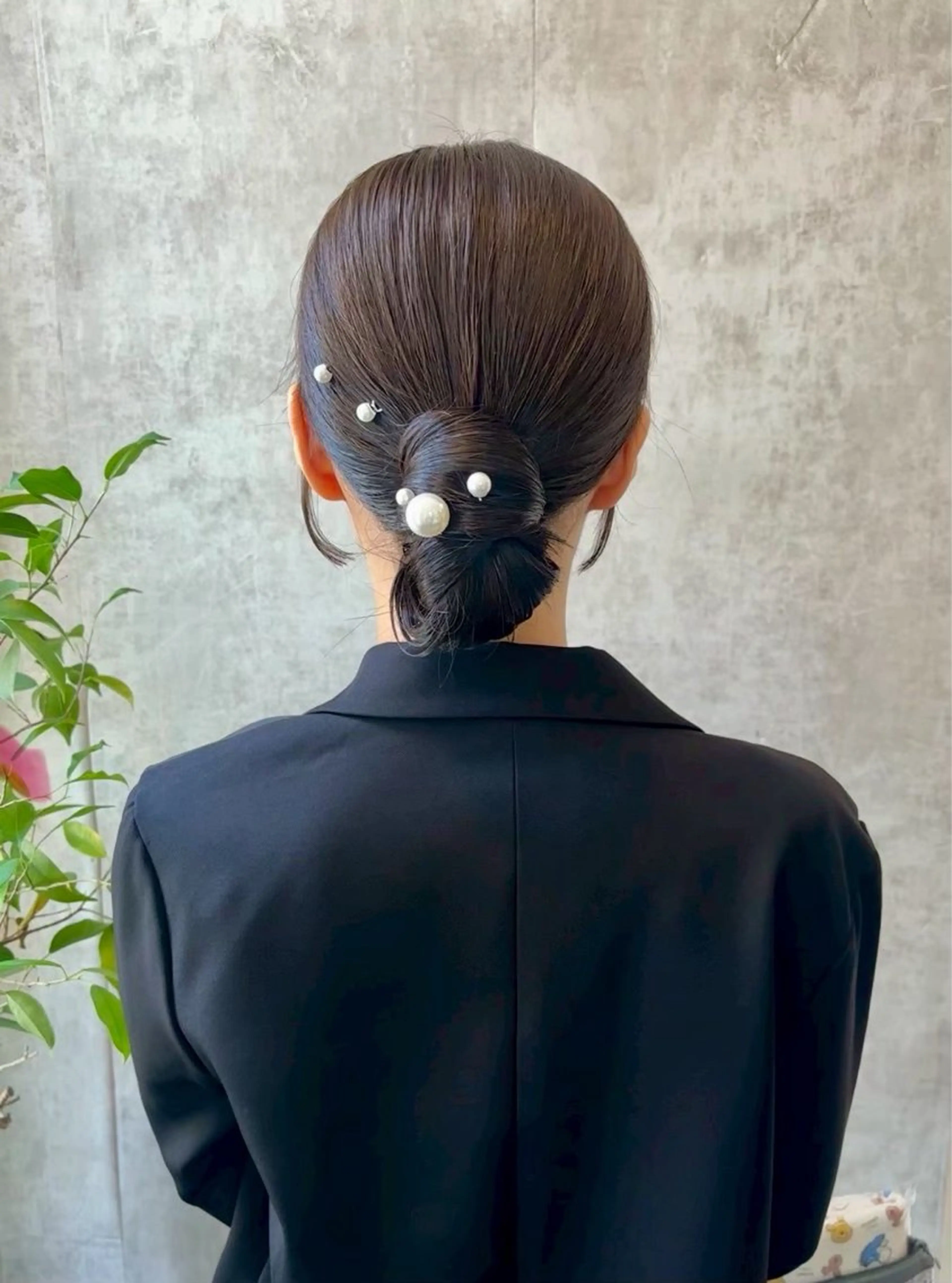 セミロング ヘアアレンジ ヘアセット お呼ばれアレンジ♡ momohaのヘアスタイル