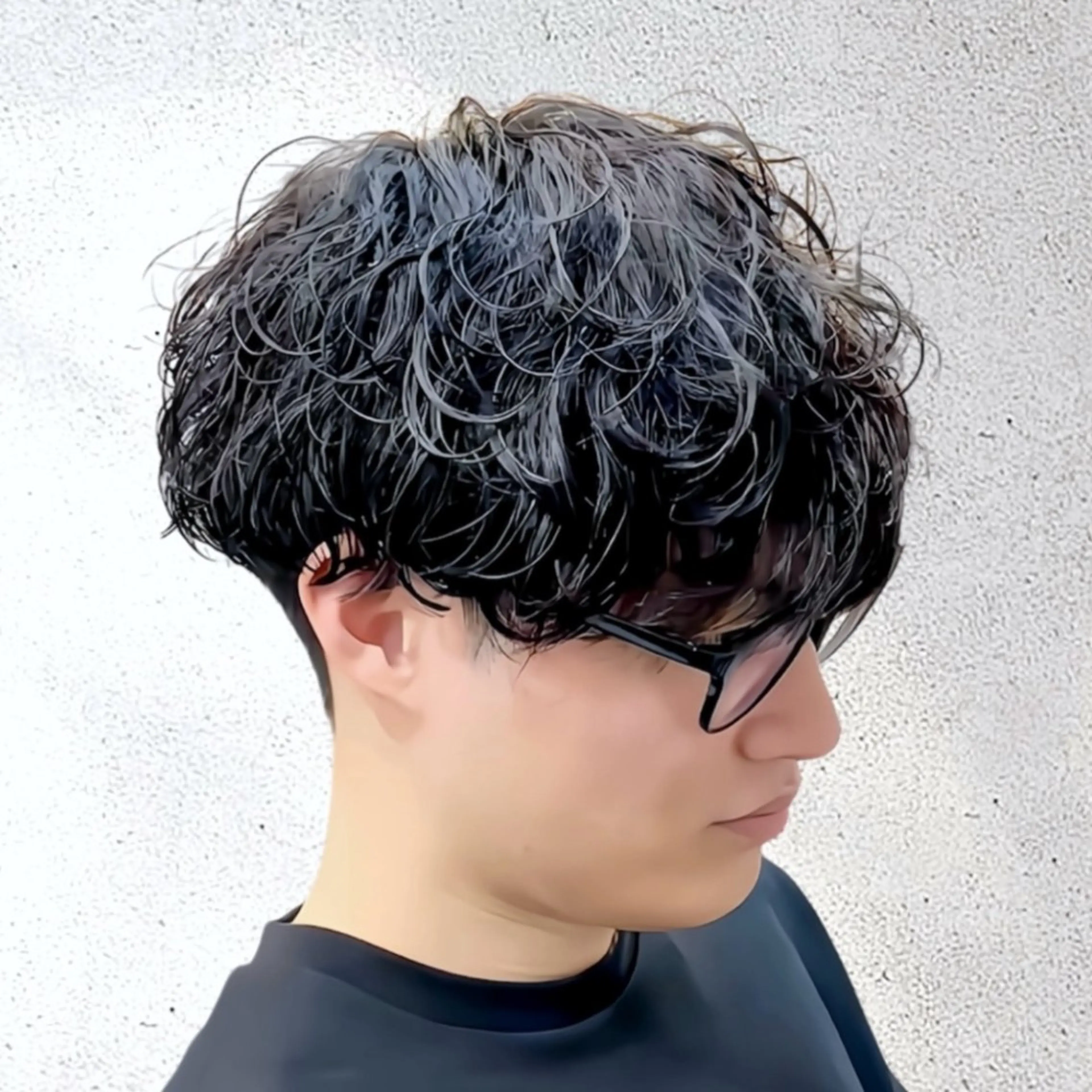 パーマ メンズ メンズパーマ 波巻きパーマ カット パーマ メンズパーマ/新宿/ サイカショウイチのヘアスタイル
