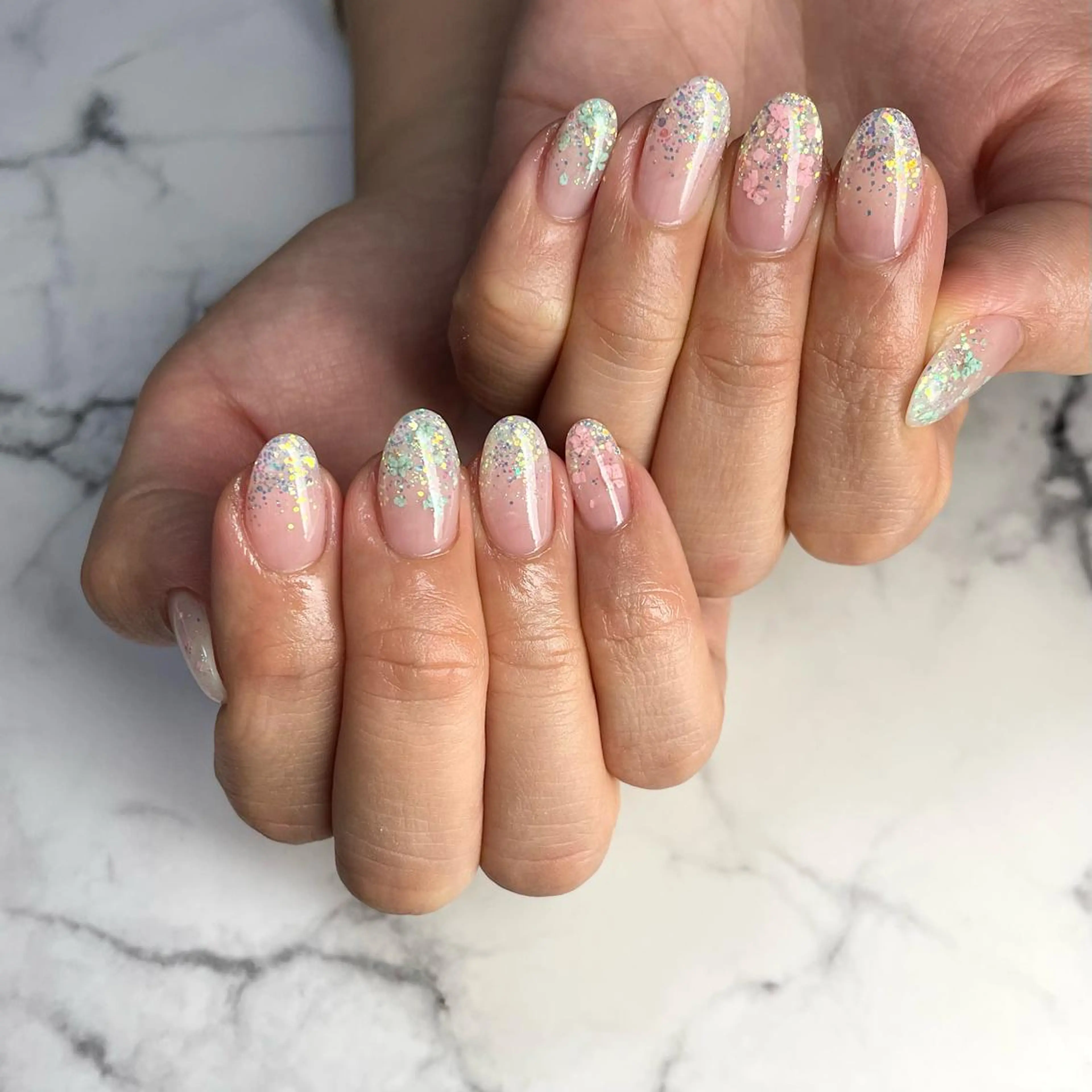 ネイル キラキラネイル ラメ(グリッター) Mnail mayuのネイルデザイン