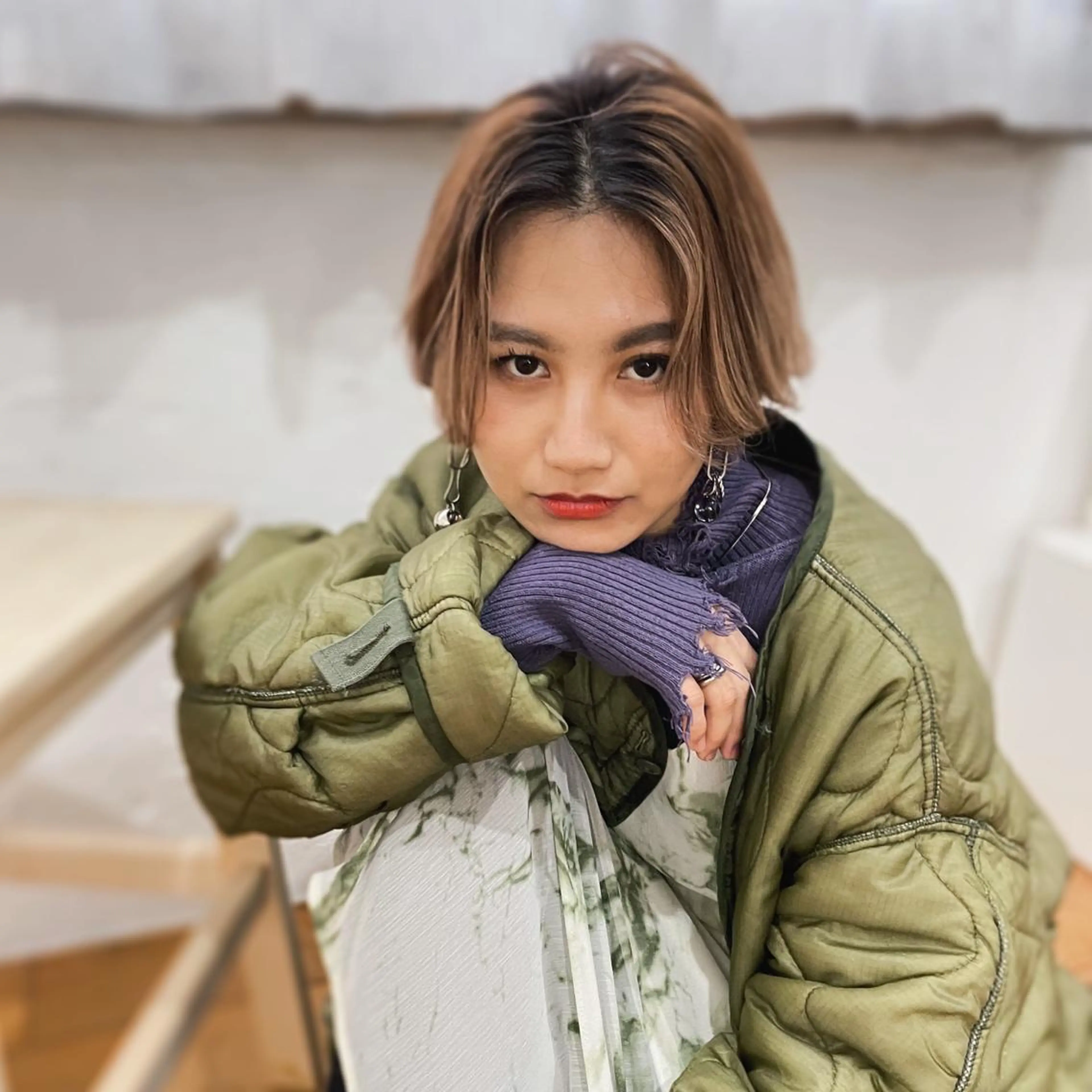 ショート ワンホンヘア ケラチン/Kaitoのヘアスタイル