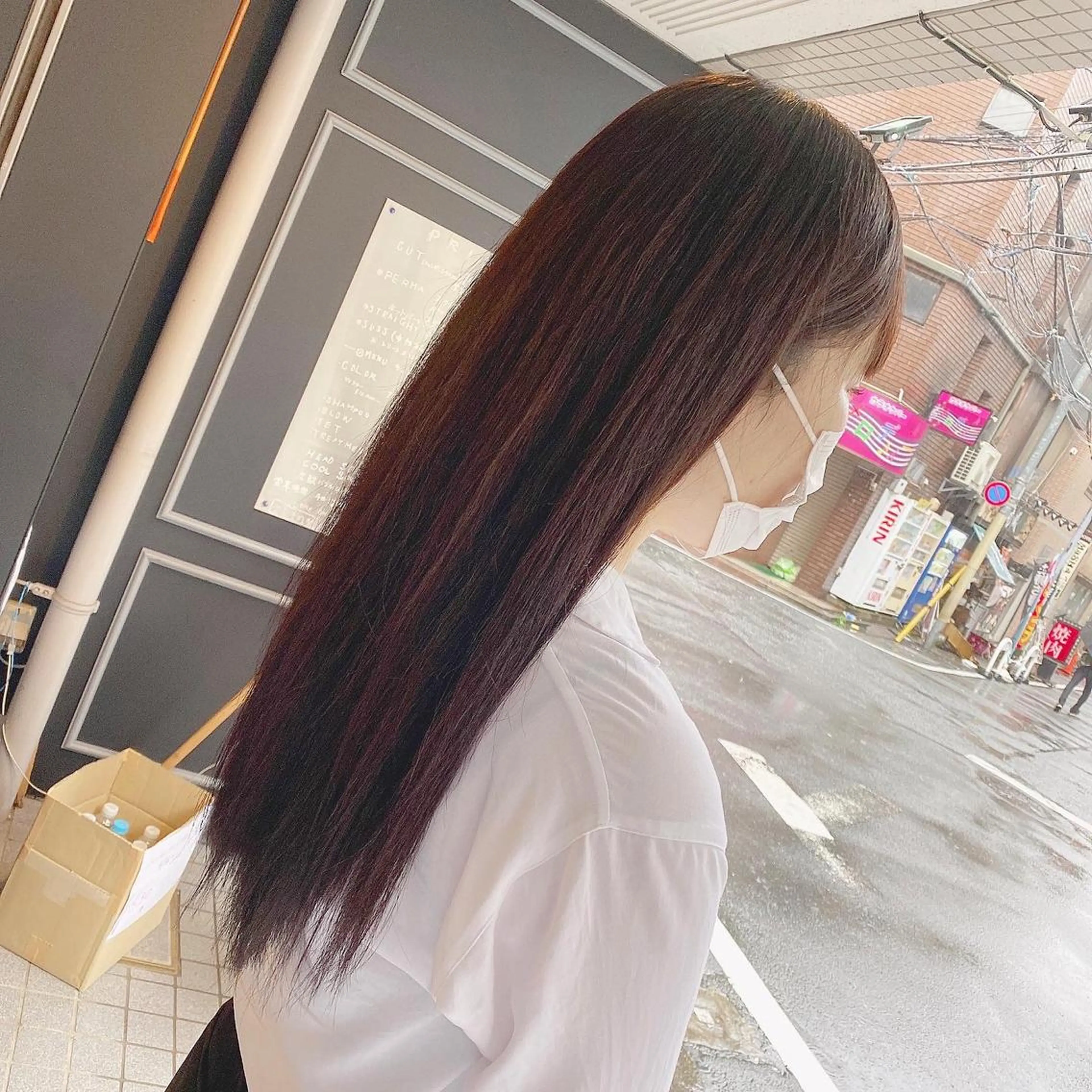 ロング 髪質改善 ロング トリートメント 酸熱トリートメント SALOWIN 池袋Suite店所属・髪質改善特化 安東駿介のヘアスタイル