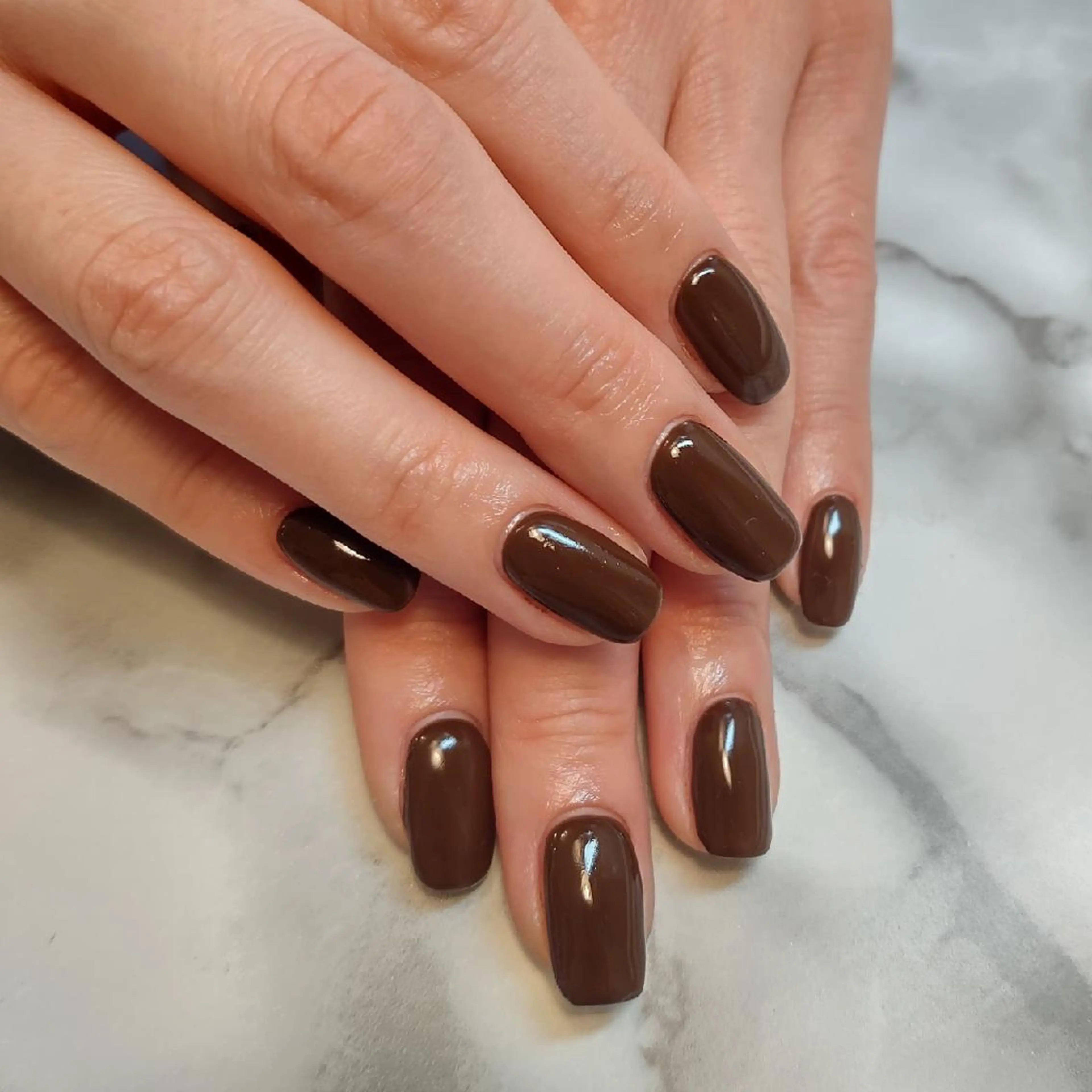 ネイル ワンカラーネイル ジェヌインネイル 河内のネイルデザイン