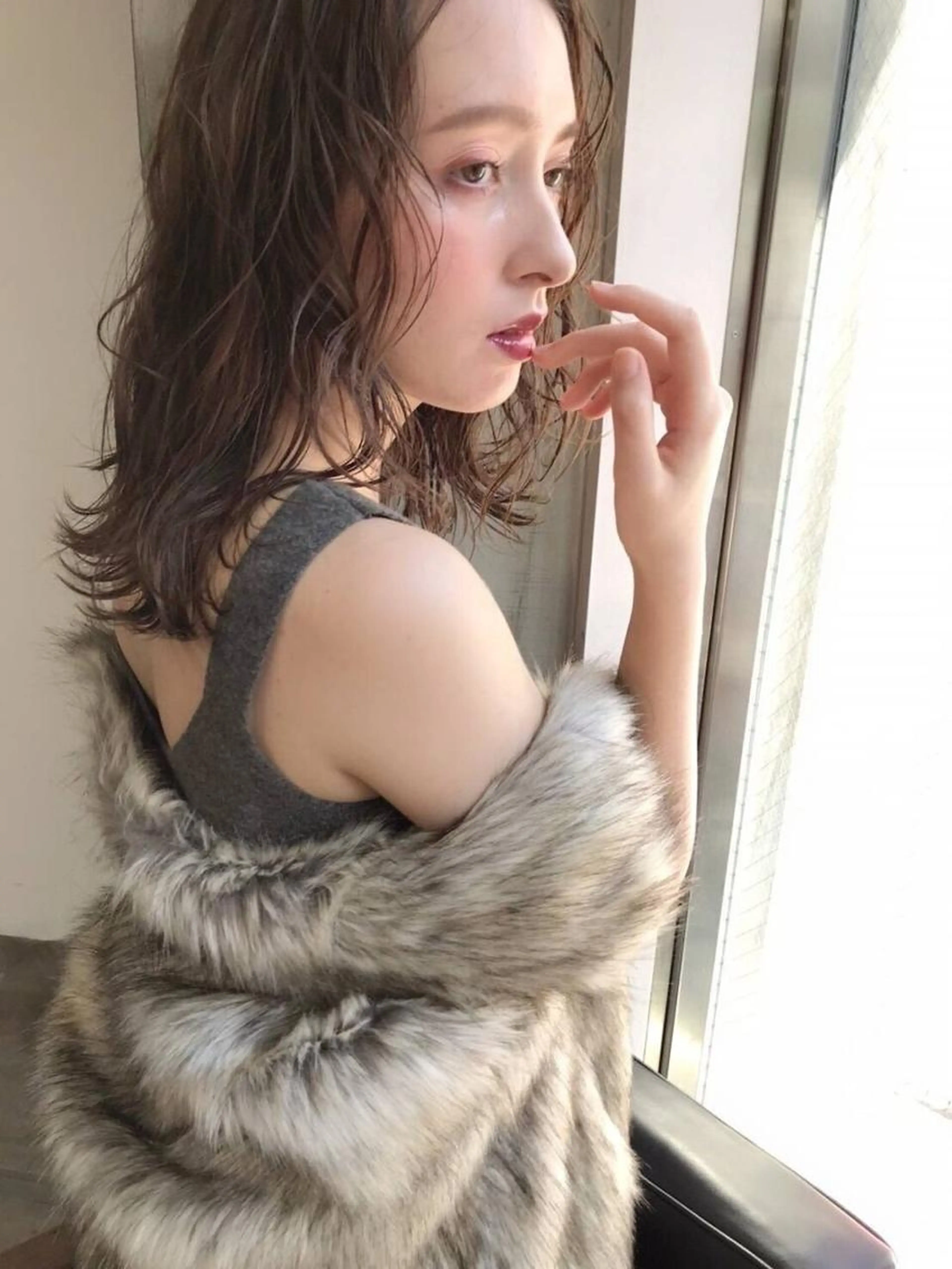 《透明感up☆》イルミナカラー+カット+アミノリペアTrの写真