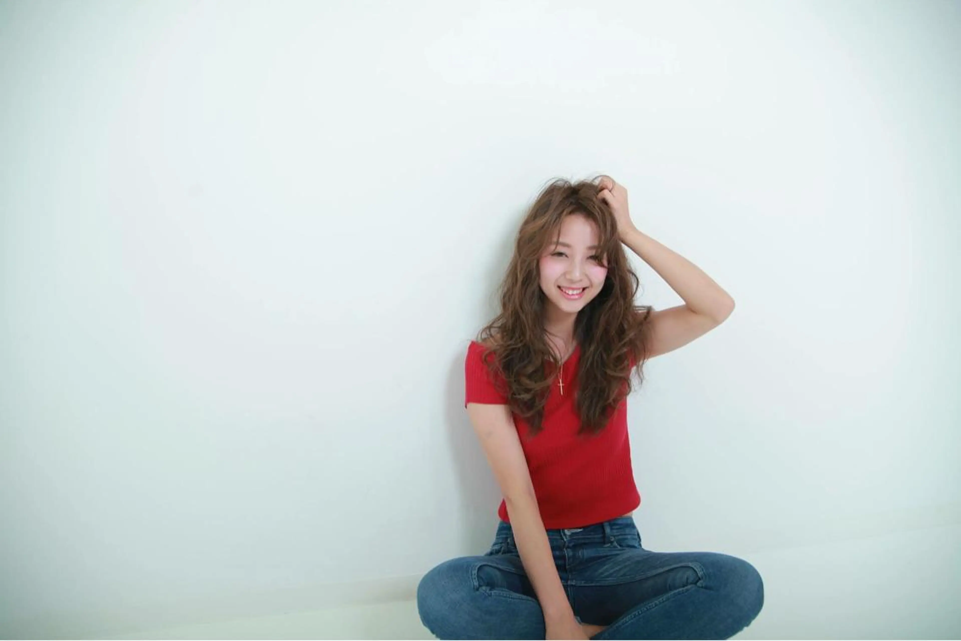 ロング カラー ヘアアレンジ knock【ノック】所属・烏丸韓国ヘア🇰🇷 ayaka🎀のヘアスタイル