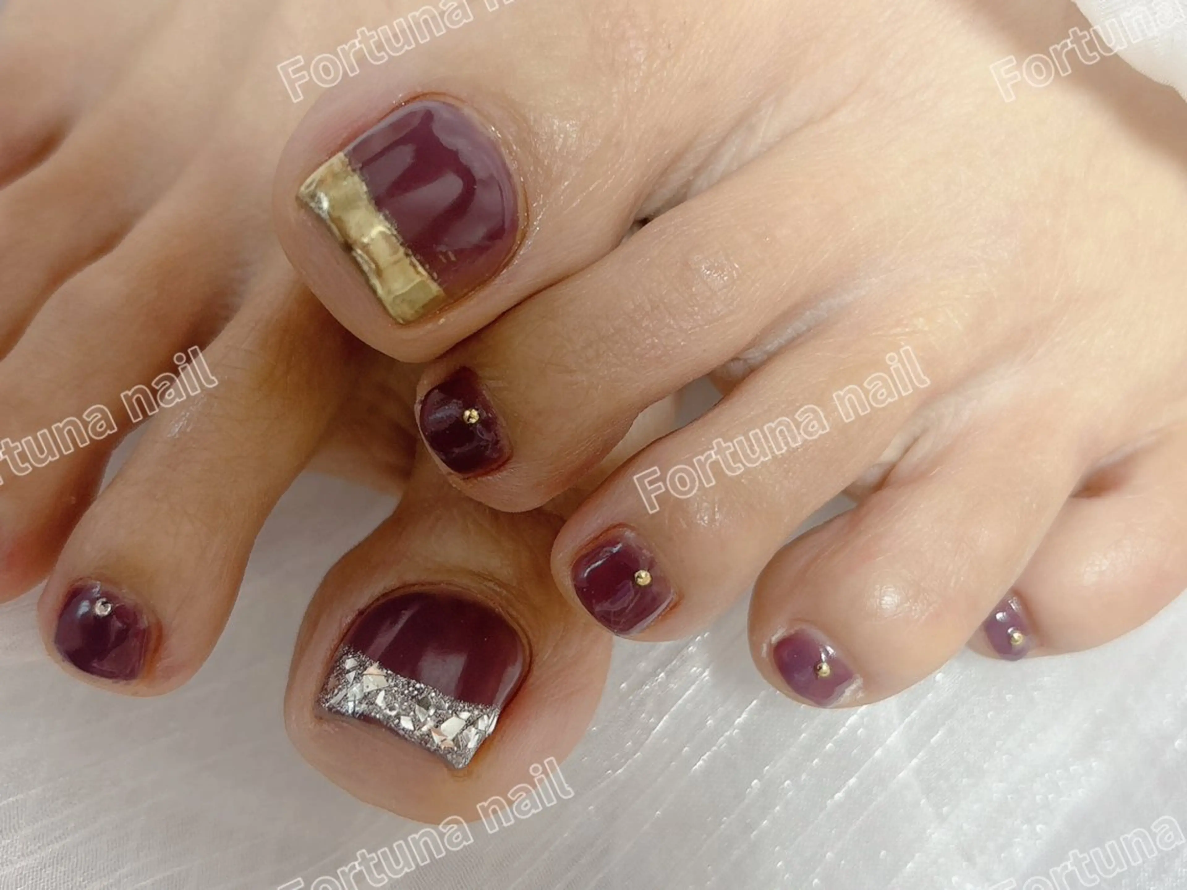 ネイル フットネイル Nail •Head スパFortunaのネイルデザイン