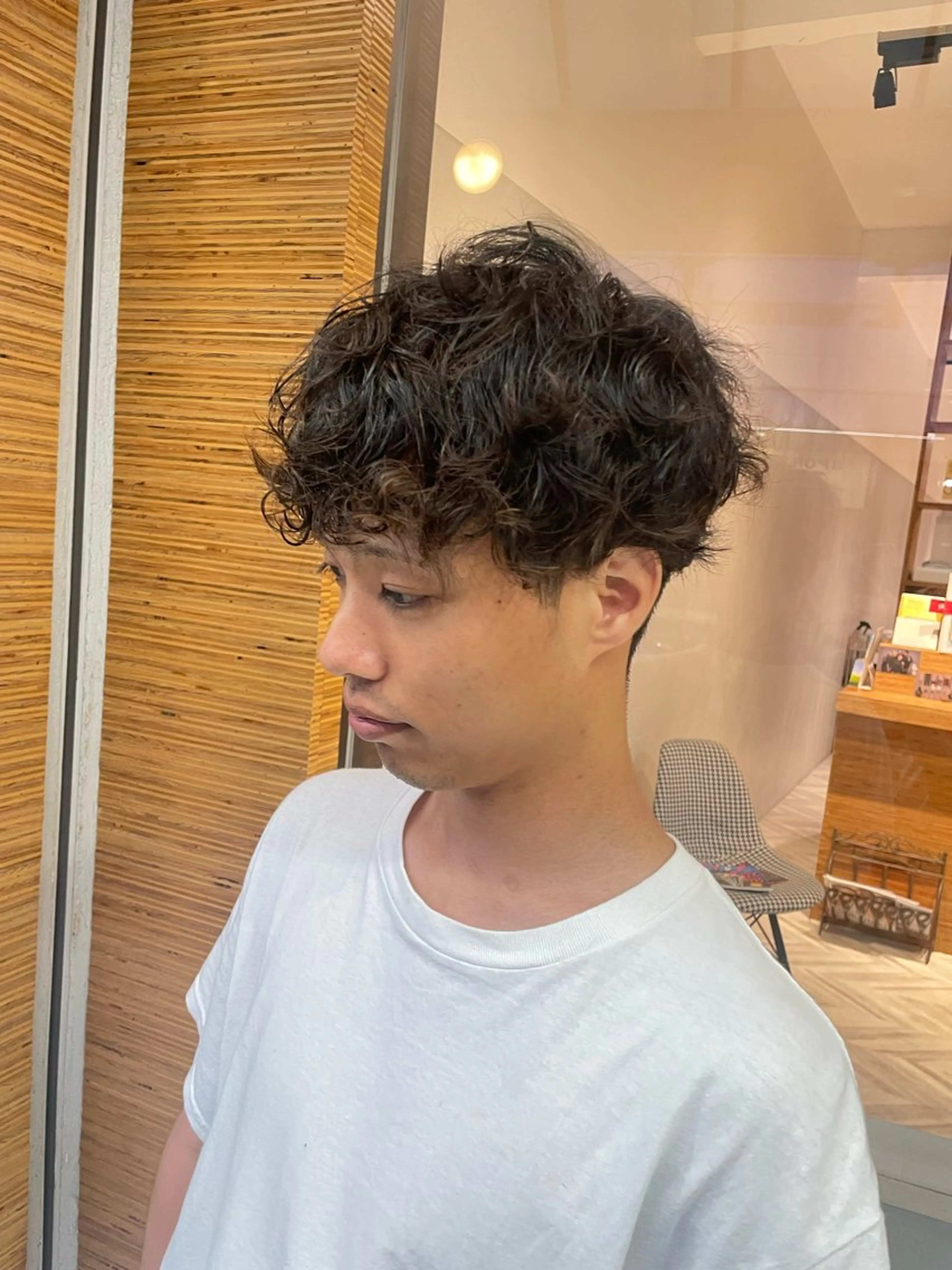 パーマ メンズ LEAPS adore都島店所属・みゆう 都島/透明感のヘアスタイル