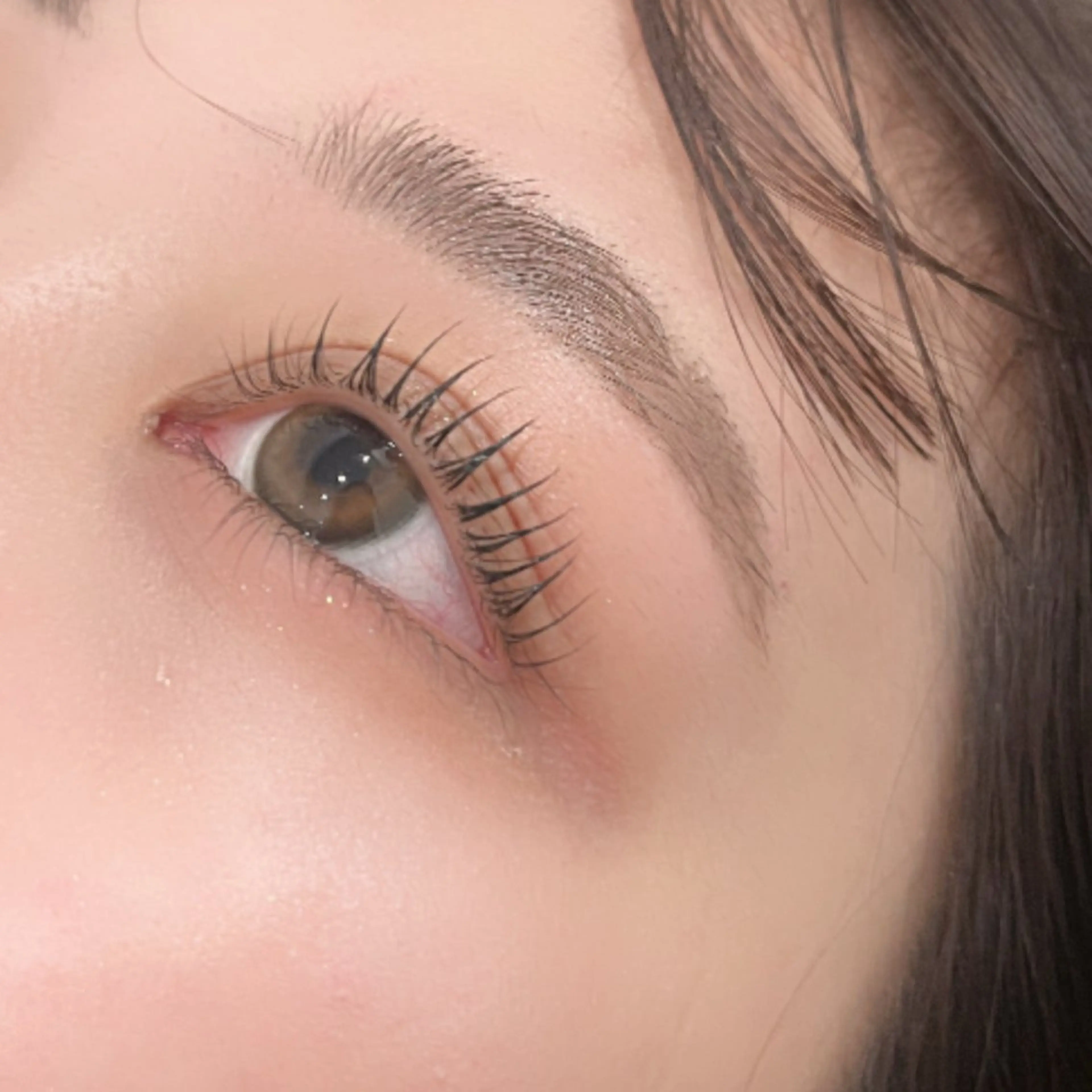 【ミニモ学割👩🏻‍🎓♡】🩷まつ毛パーマ(パリジェンヌ可)コーティング付き✨＋美眉WAX(眉メイク付き)🩷の写真