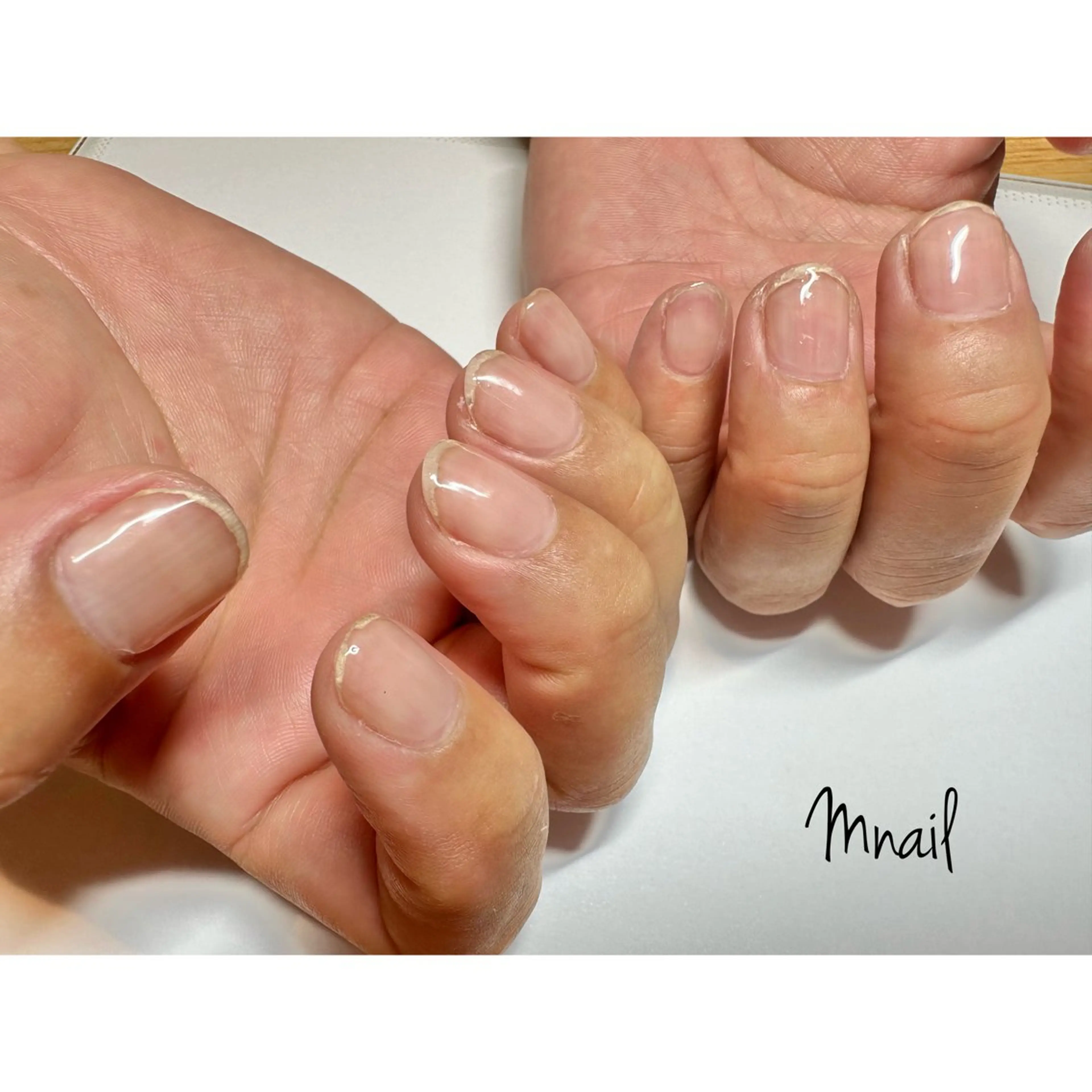ネイル クリアネイル ジェルネイル Mnail ちひろのネイルデザイン