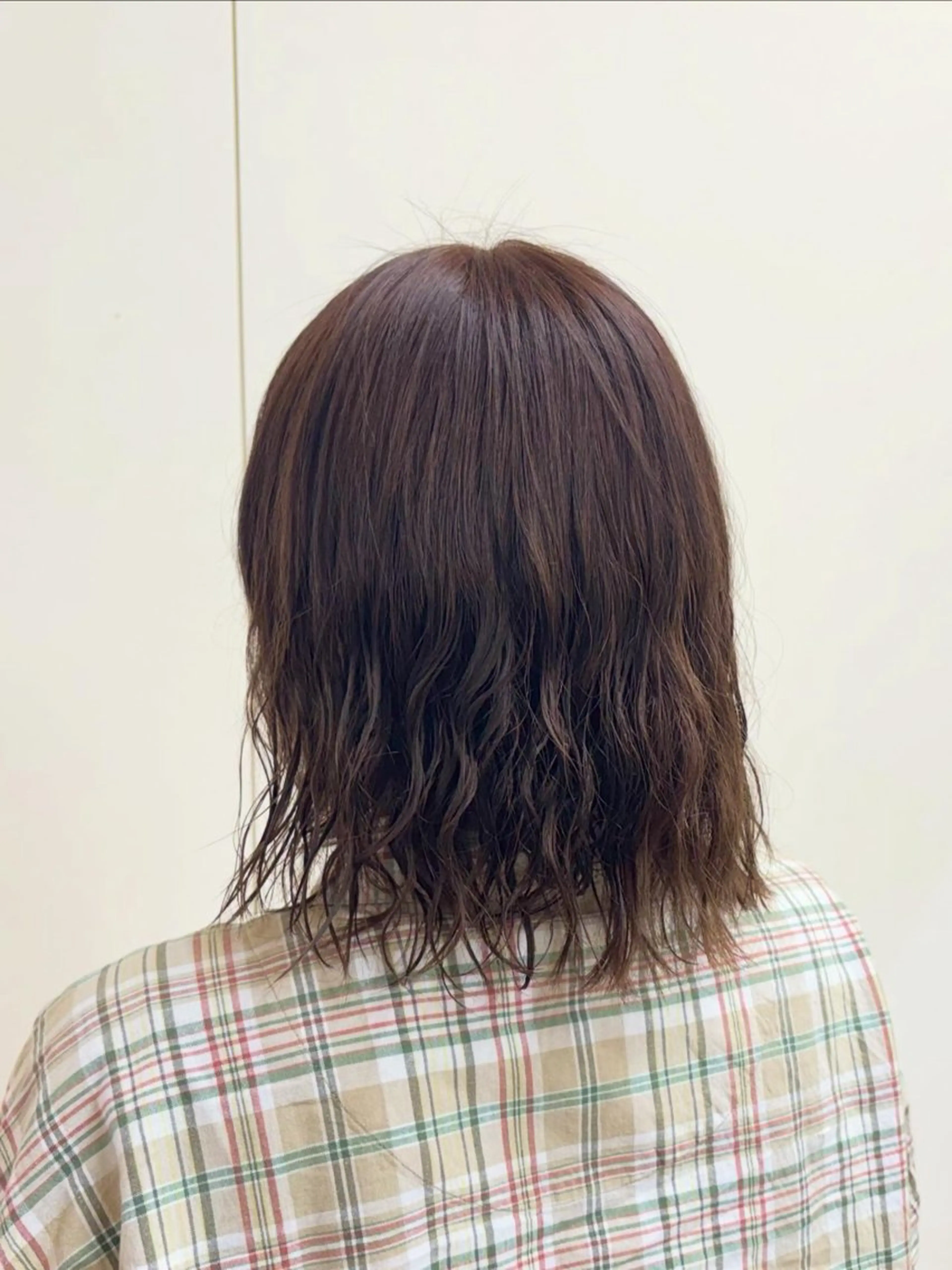 ミディアム カラー ミディアムパーマ ブリーチ ブラウンカラー ⛄️カラーモデル /艶カラー/あい⛄️のヘアスタイル